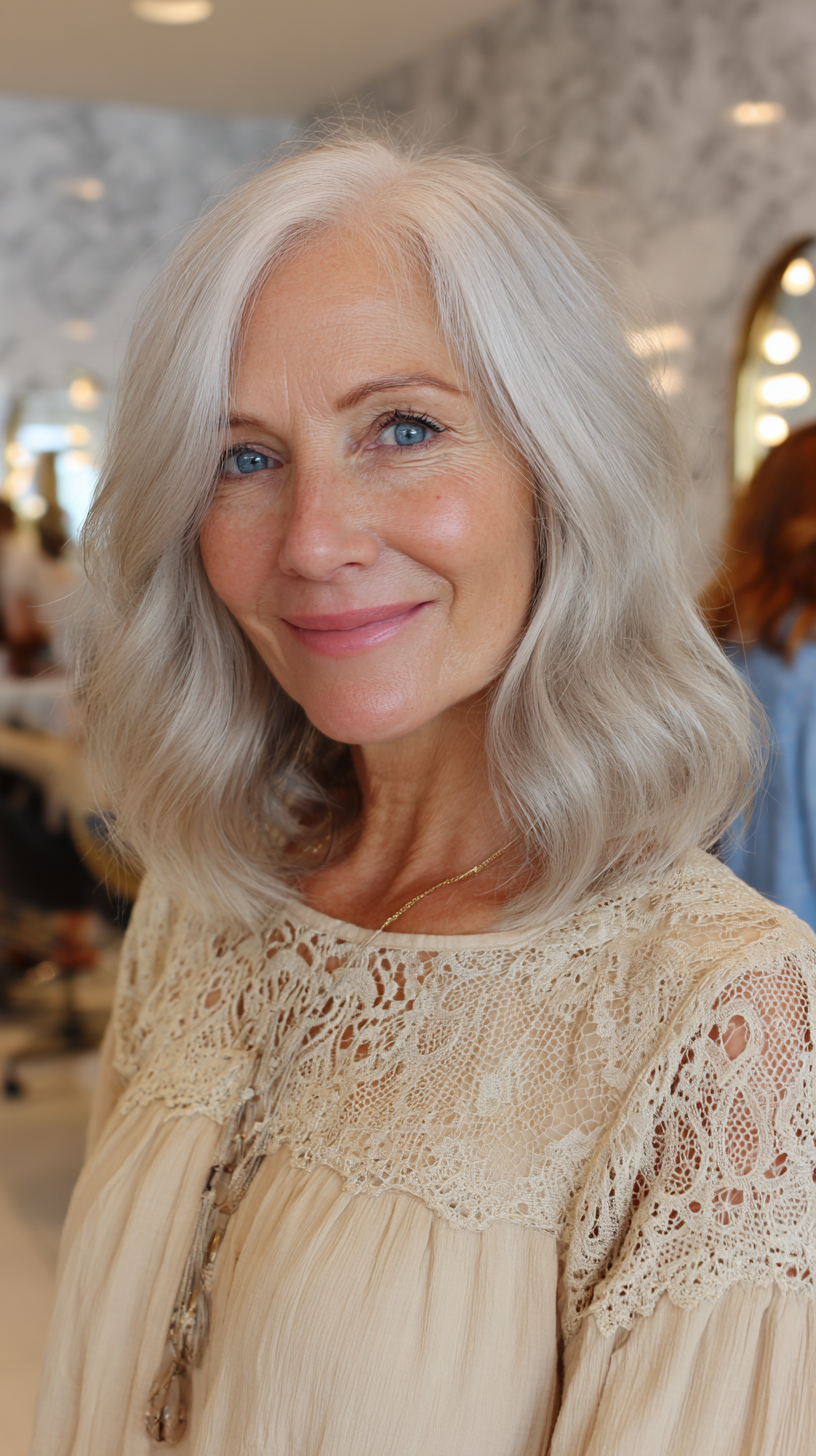 Chic Soft Waves with Subtle Layers