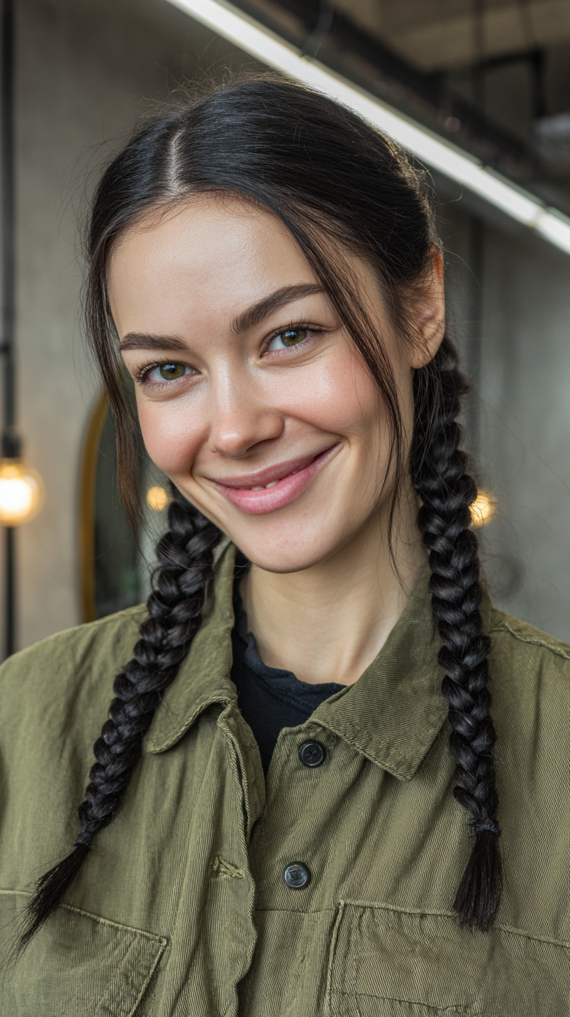 Classic Sporty Braids for Outdoor Adventures