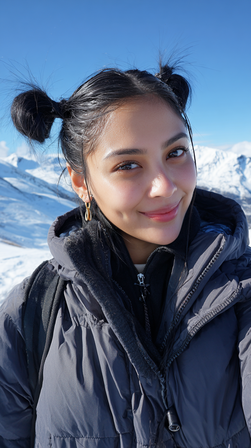 Fun Double Bun Hairstyle for Active Adventures