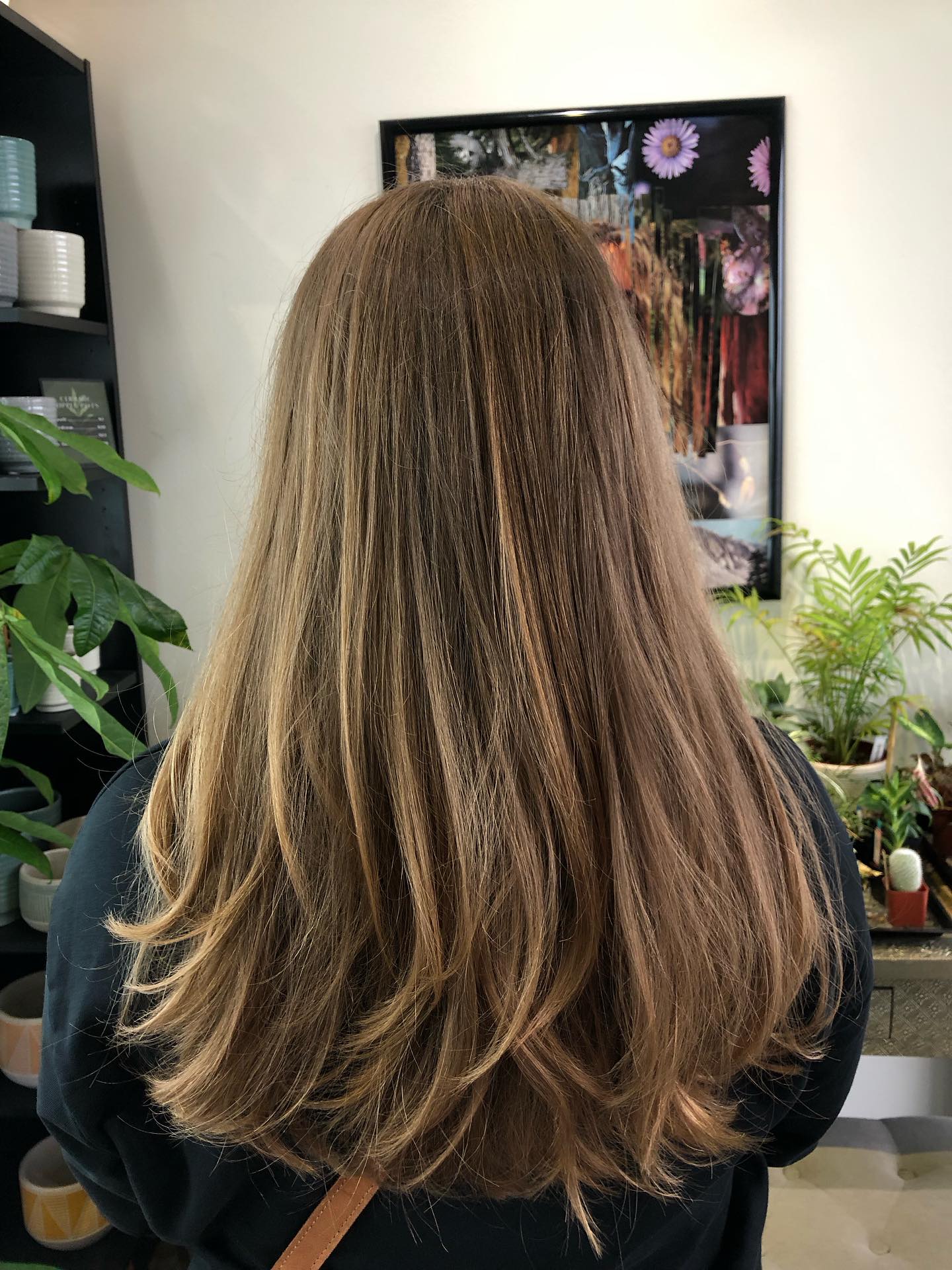 Natural Ash Blonde Long Layered Cut with Soft Textured Ends