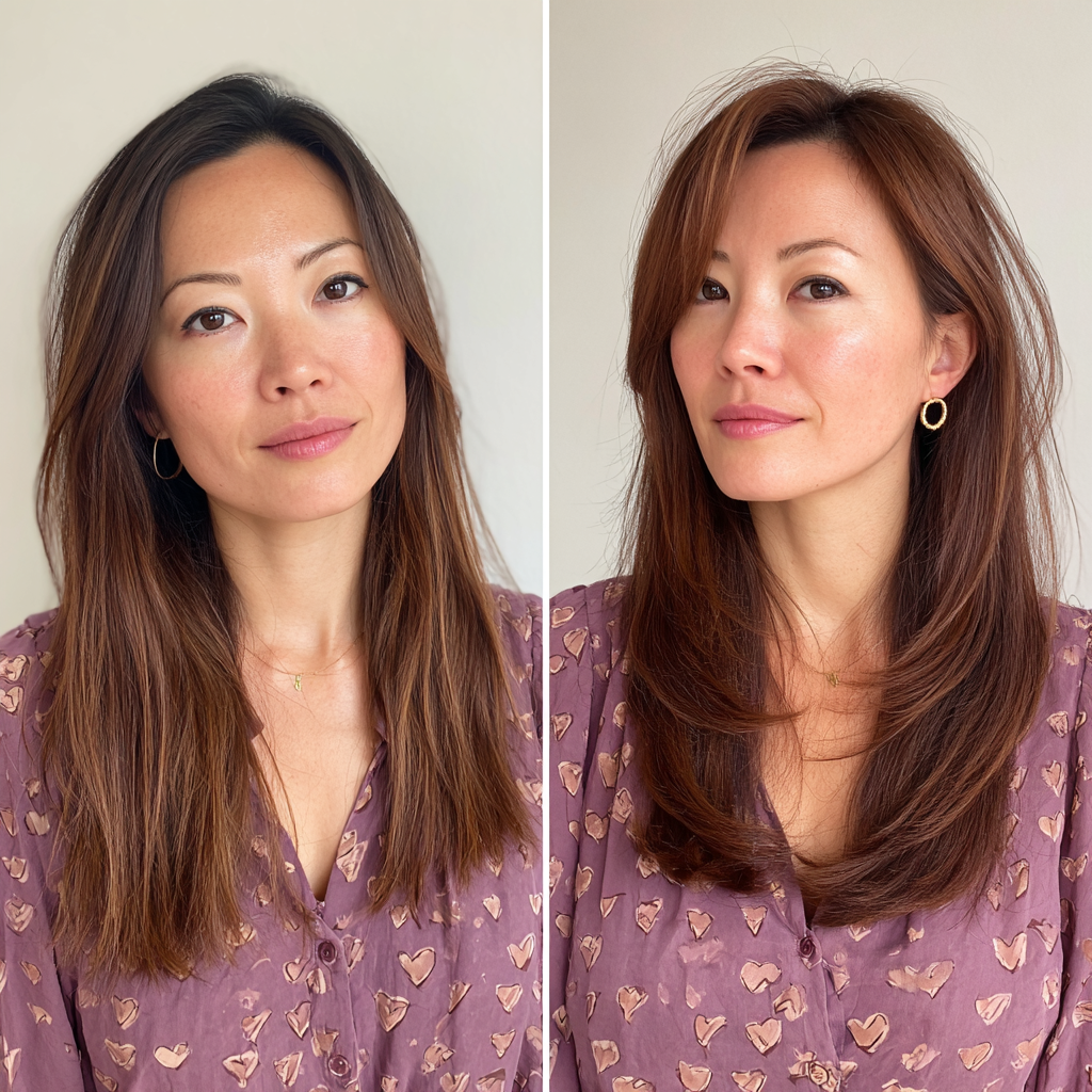 Polished Long Layered Cut with Face-Framing Layers
