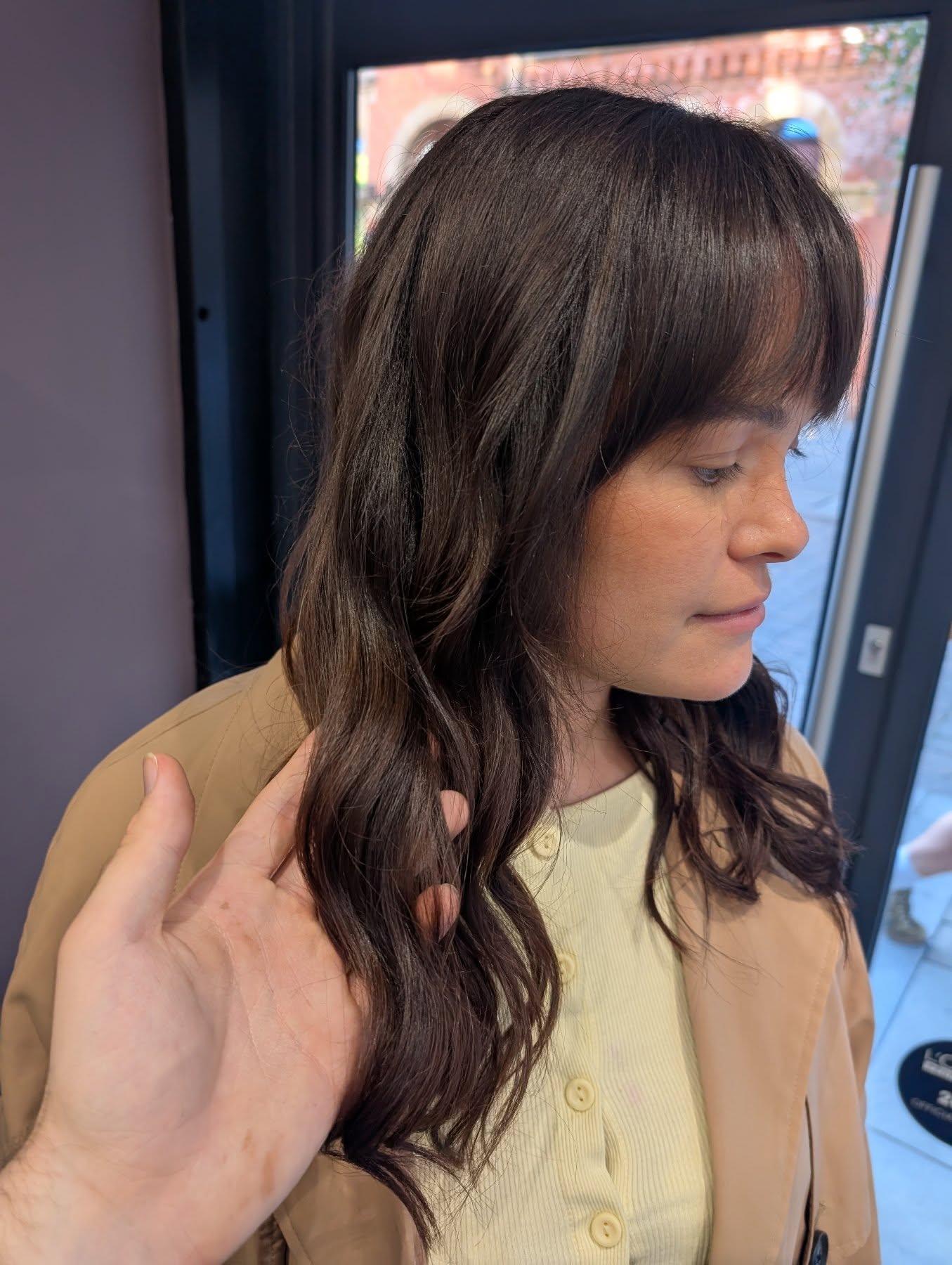 Soft-Wave Mid-Length Cut with Wispy Fringe and Textured Ends