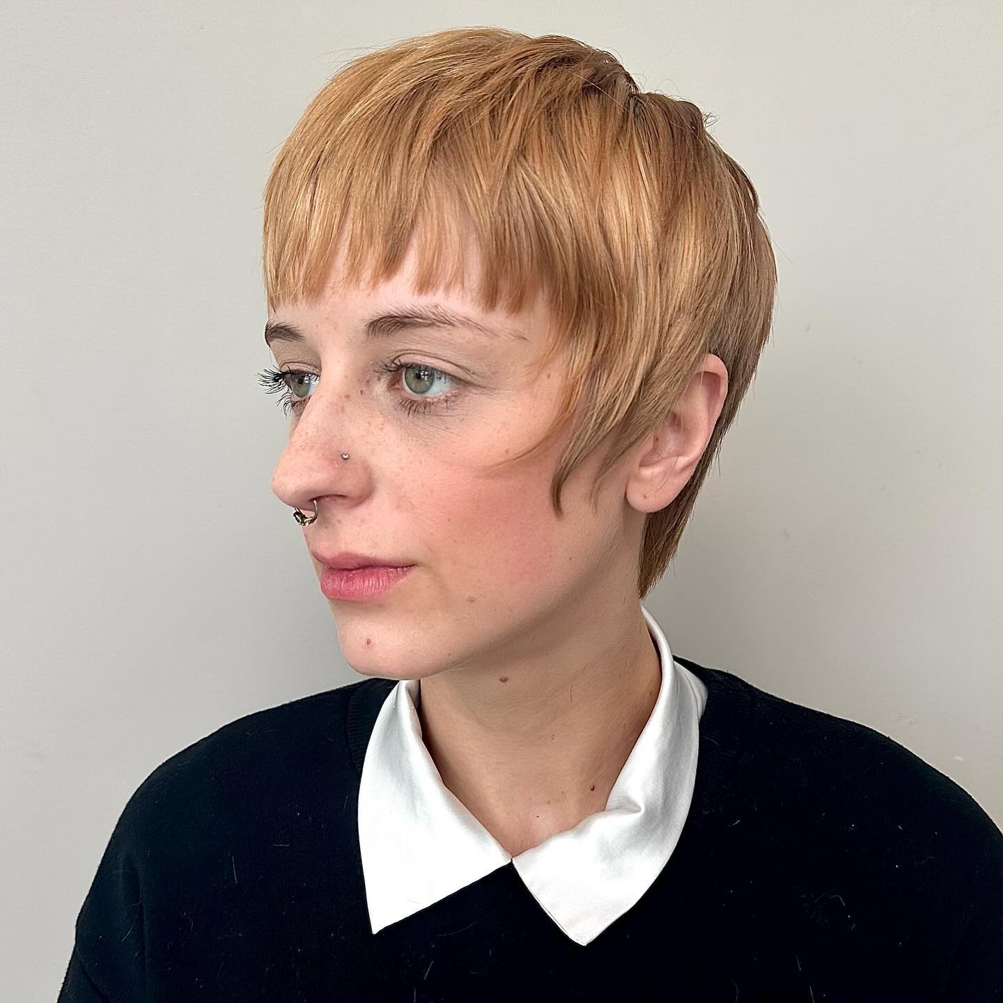 Choppy Pixie Cut with Soft Face-Framing Layers