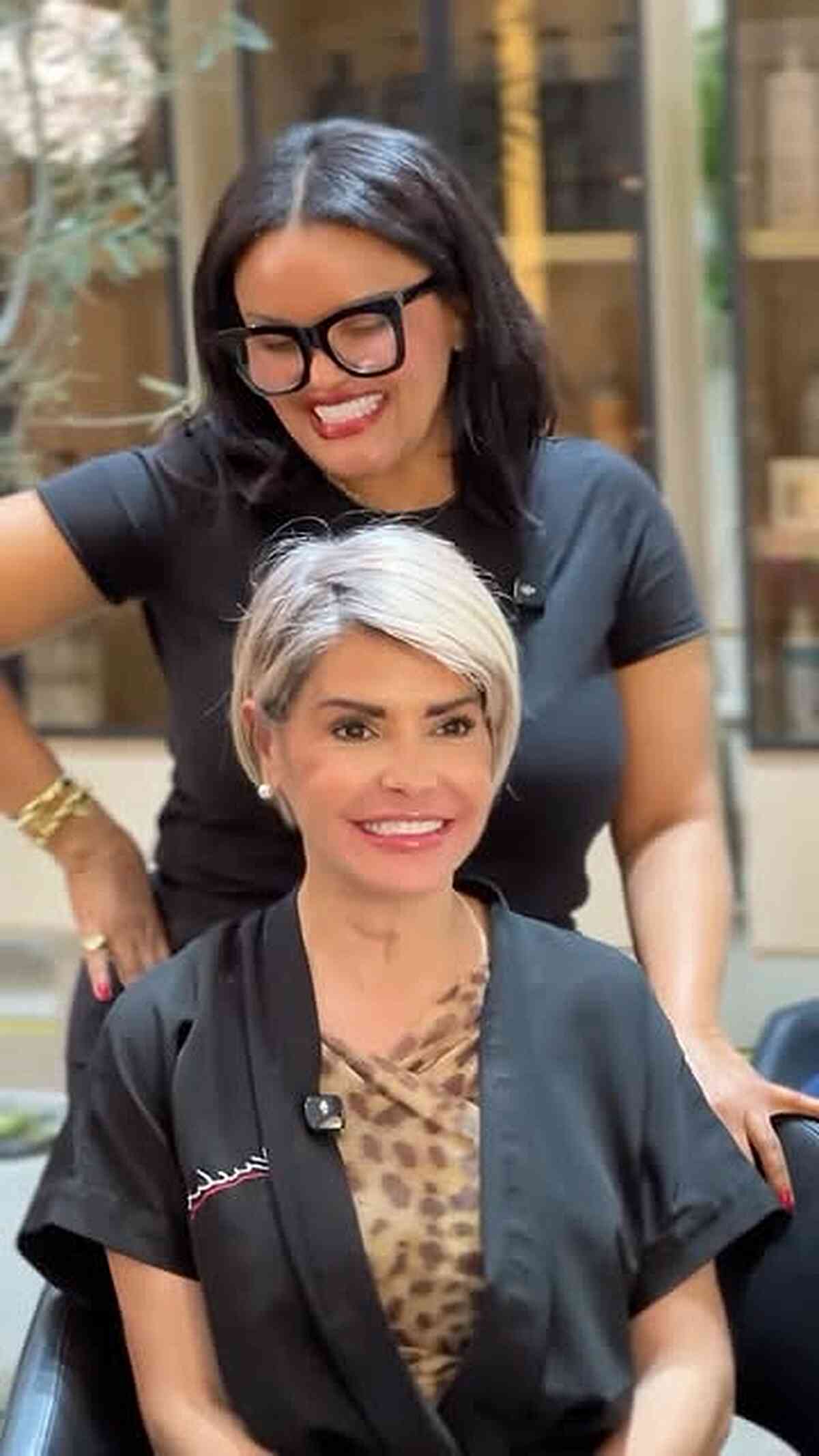 Pearl Silver Pixie Bob with Shadow Root