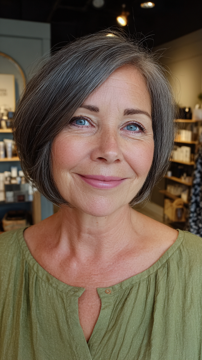 Stylish Textured Bob with Subtle Layers