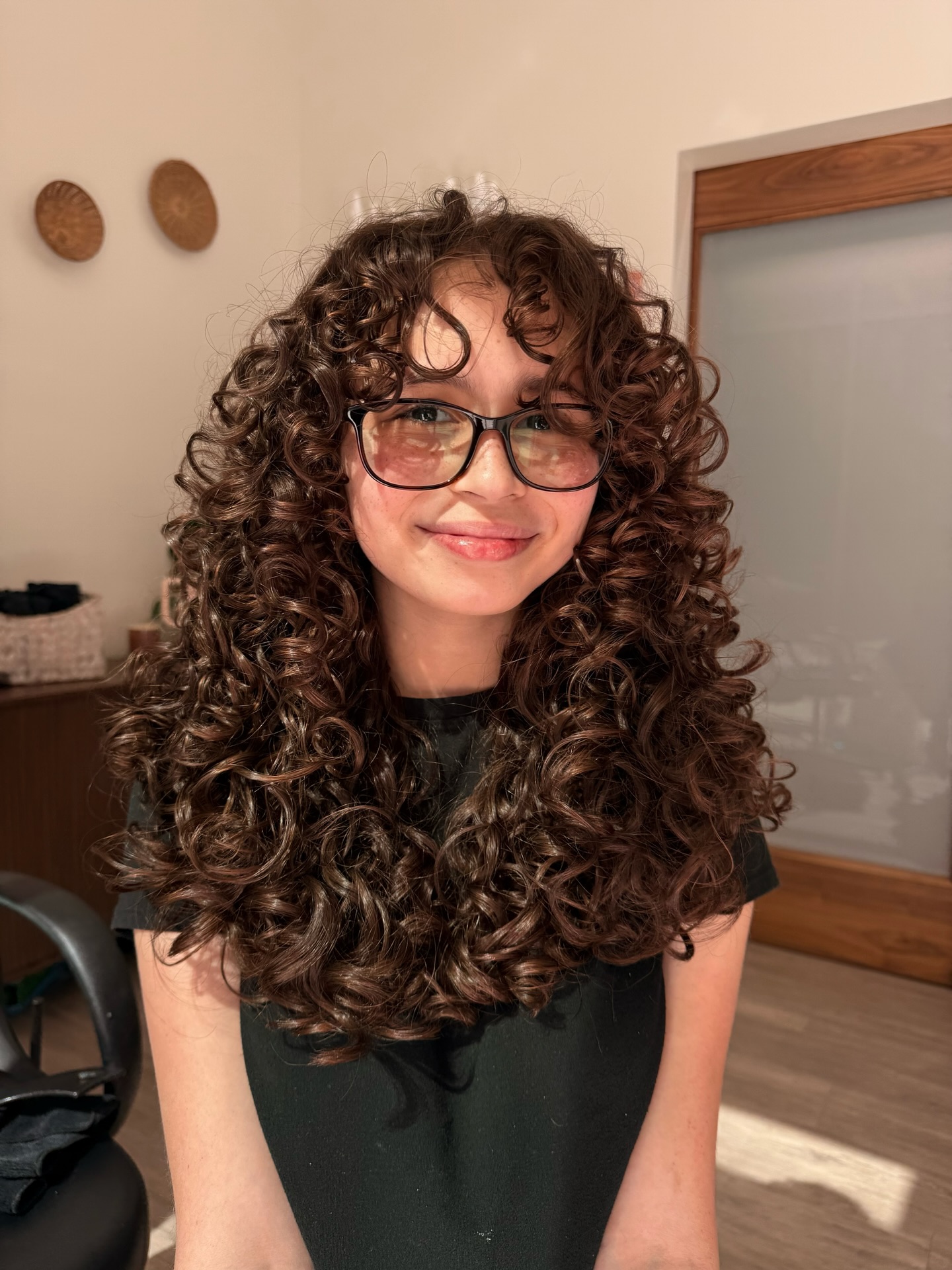 Textured Long Curly Cut with Defined Curls