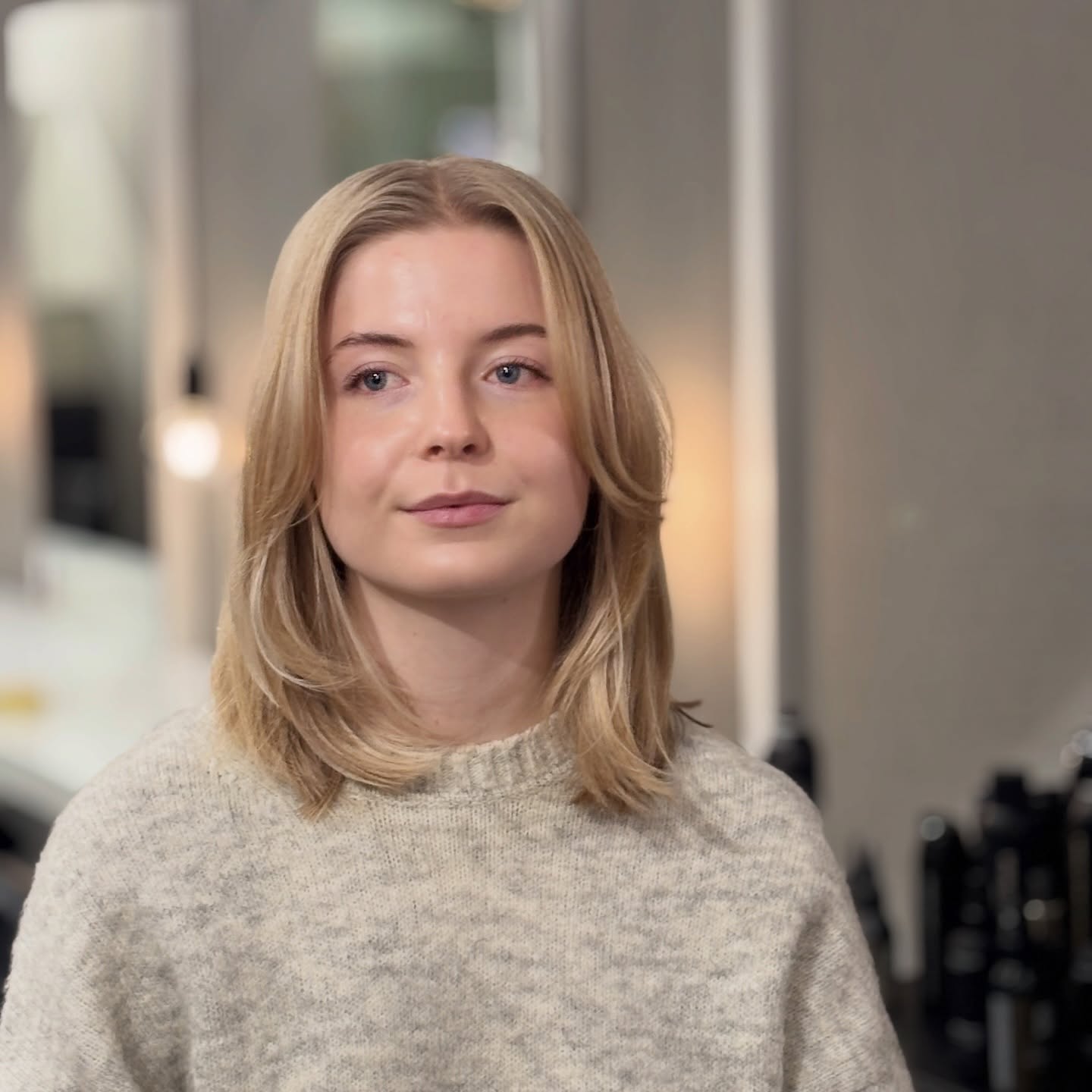 Textured Mid-Length Long Bob with Soft Layers