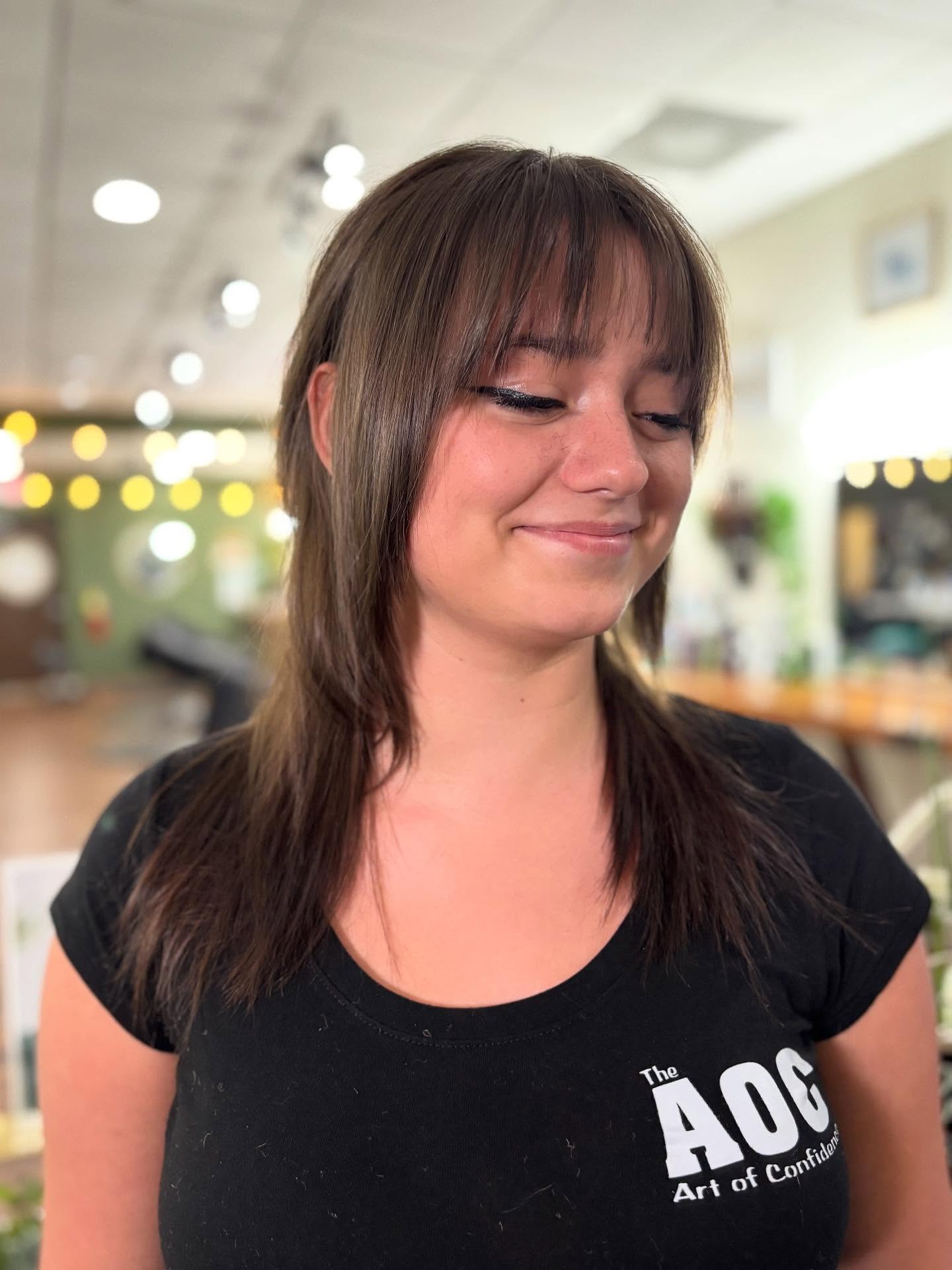 Textured Long Shag with Piecey Fringe