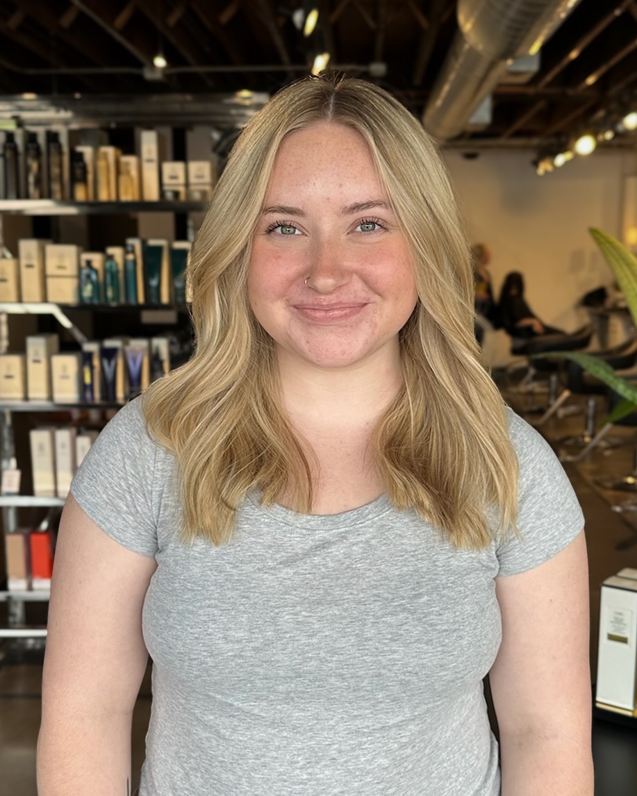 Softly Layered Blonde Cut with Natural Movement