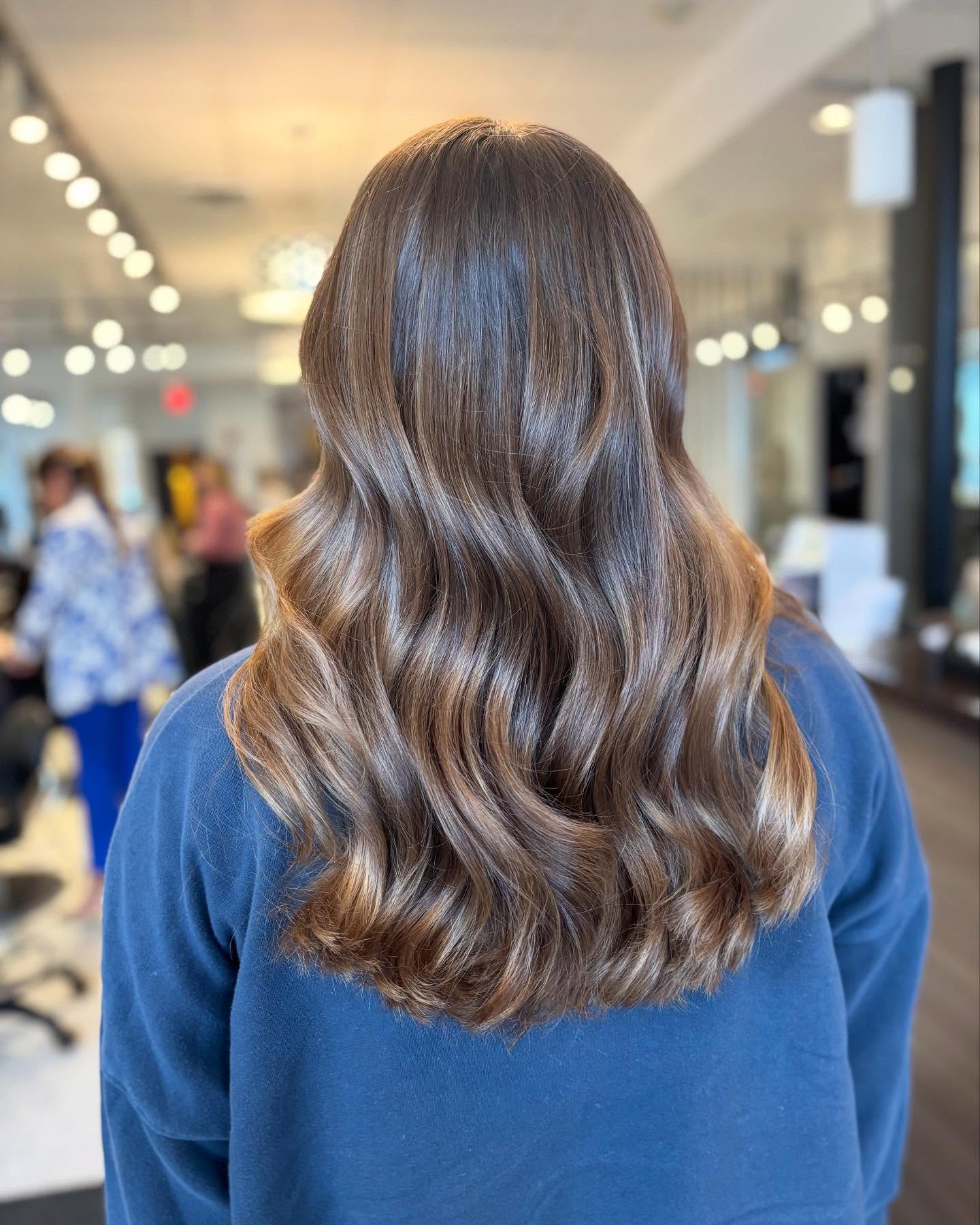 Beautiful Long Waves with Warm Chestnut Tones