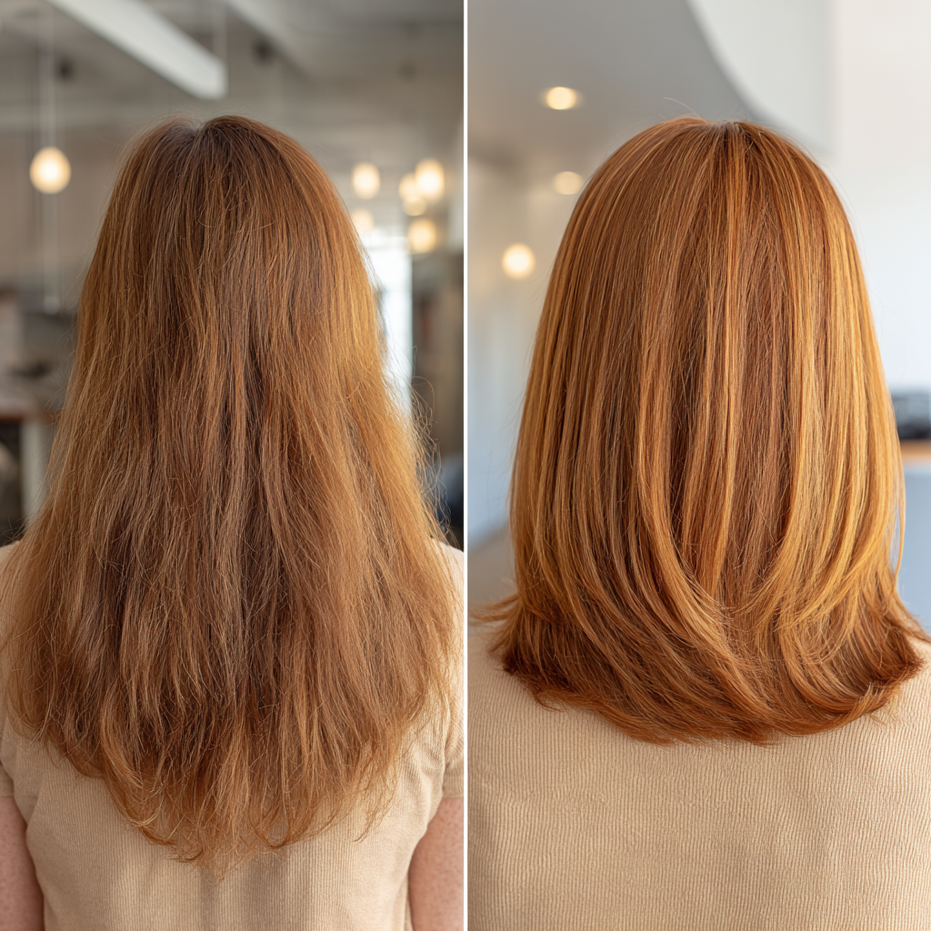 Sleek Blunt Cut with Glossy Finish