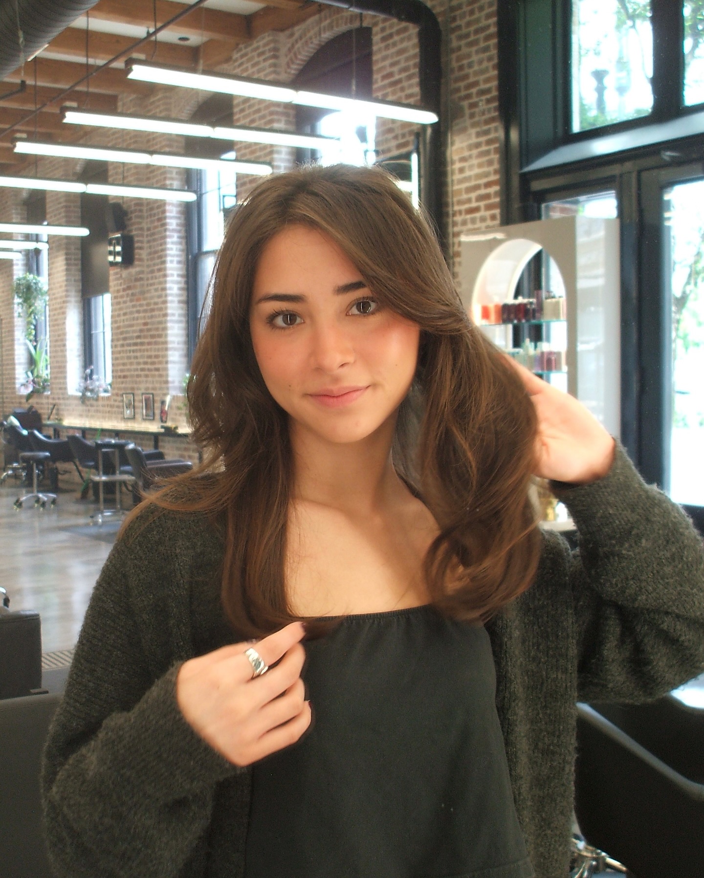 Softly Layered Cut with Gentle Side Bangs