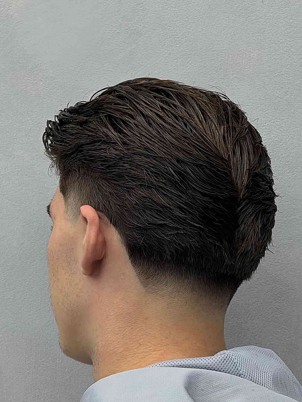 Textured Short Sides with Medium Top Hairstyle