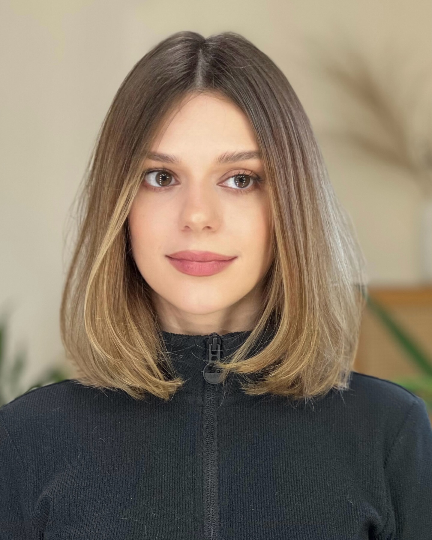 Chic Blunt Bob with Subtle Layers