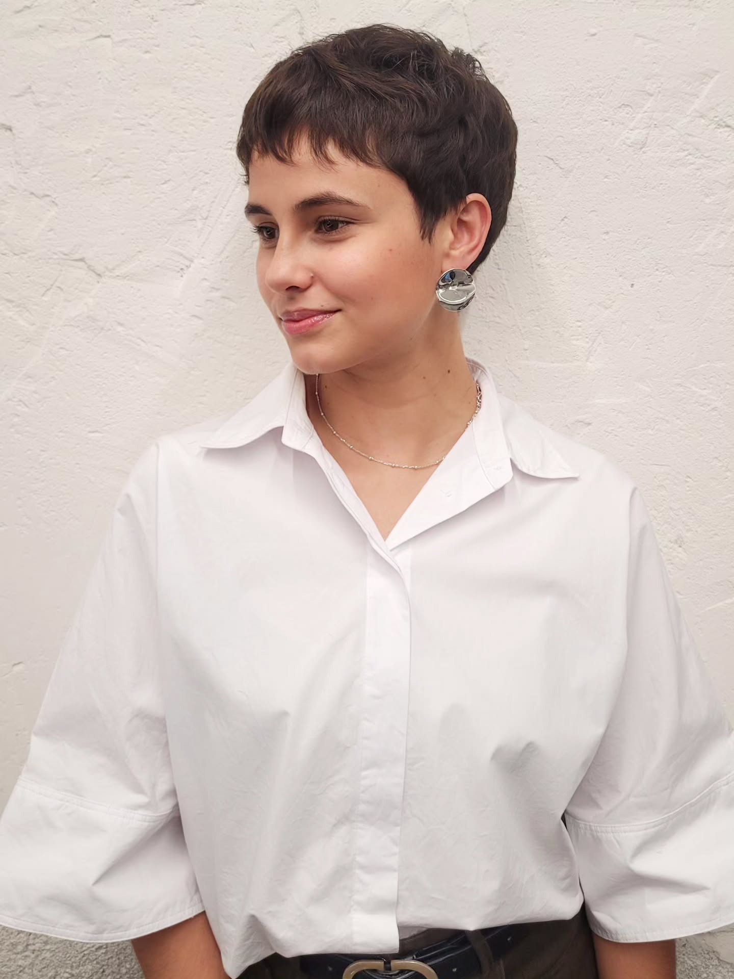 Chic Textured Pixie Cut with Subtle Volume