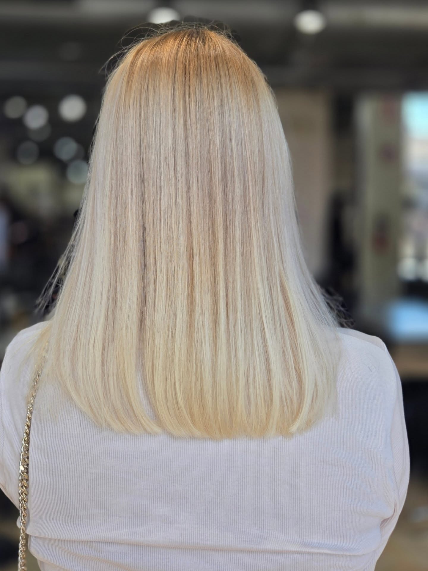 Classic Blunt Cut with Subtle Ombre Finish