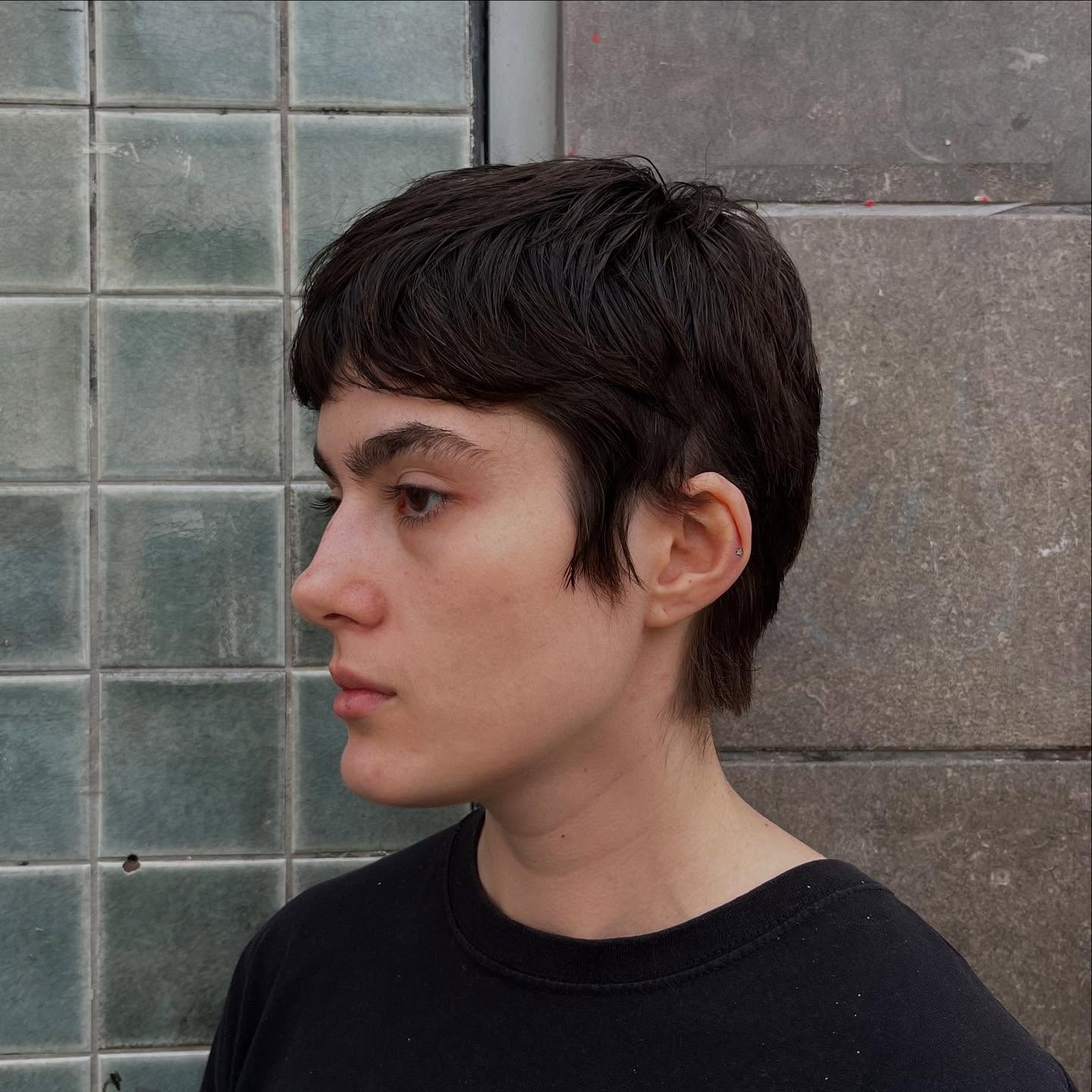Edgy Short Shaggy Pixie with Soft Texture