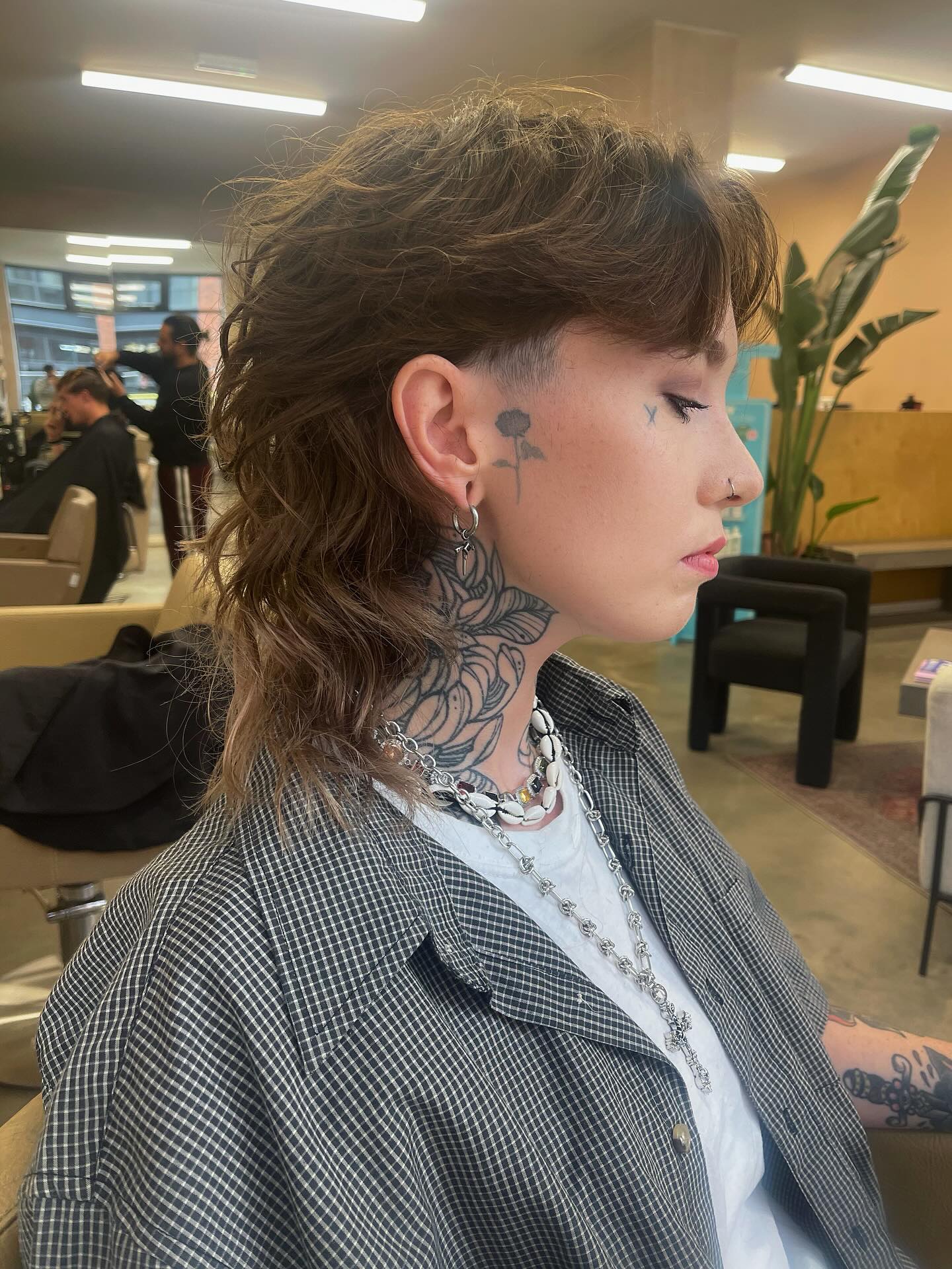 Edgy Textured Shag with Undercut and Soft Waves