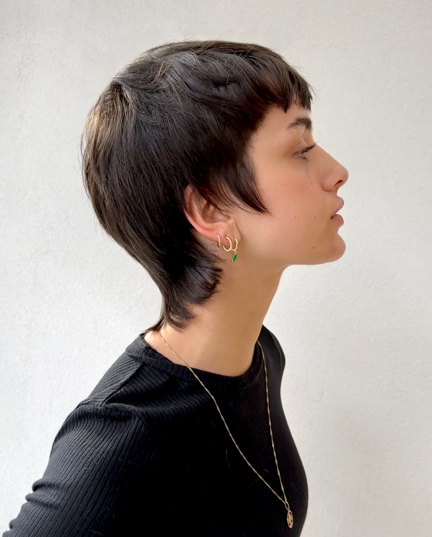 Edgy Textured Short Cut for Fine Hair