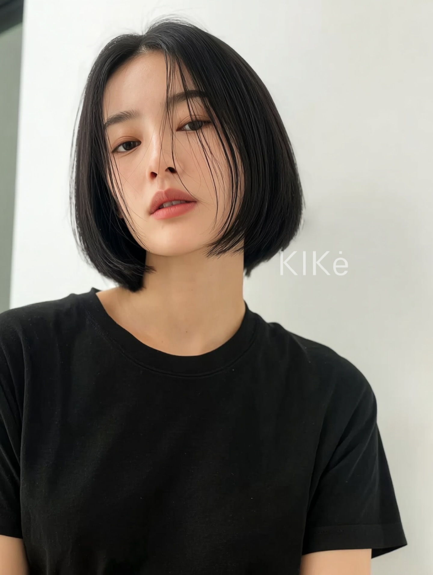 Sleek Blunt Bob for Fine Hair