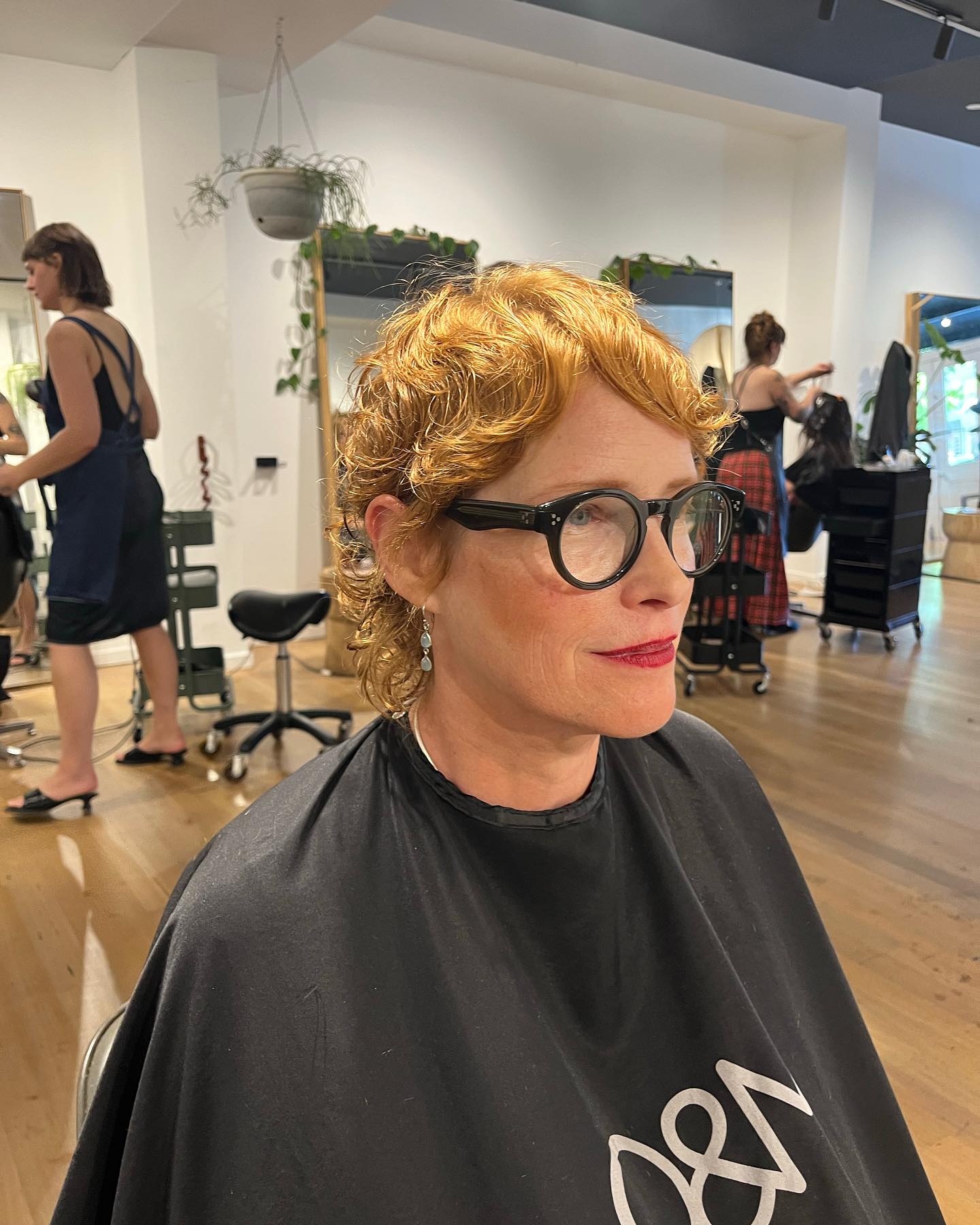 Textured Copper Shaggy Pixie Cut