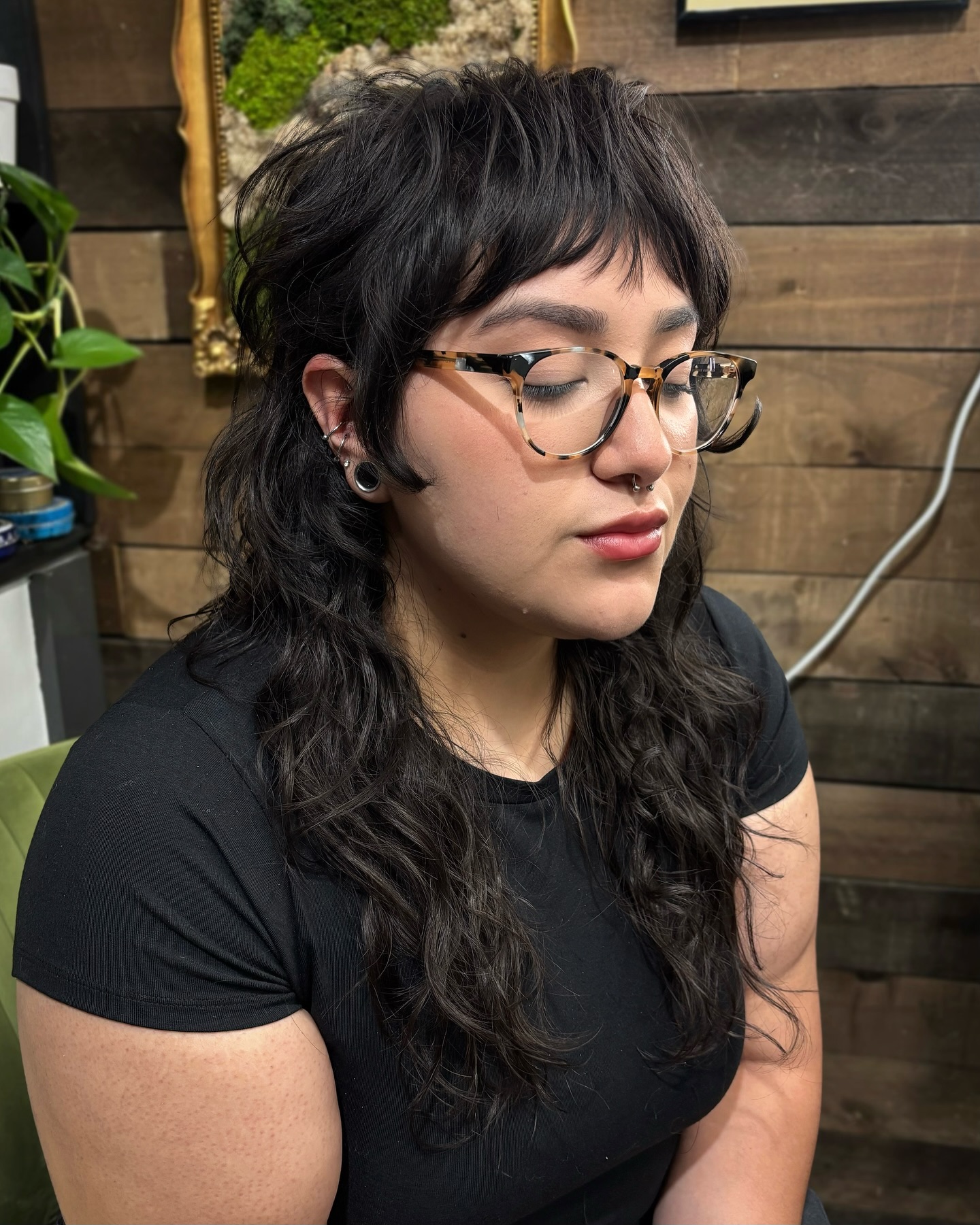 Textured Shag with Defined Layers and Soft Bangs