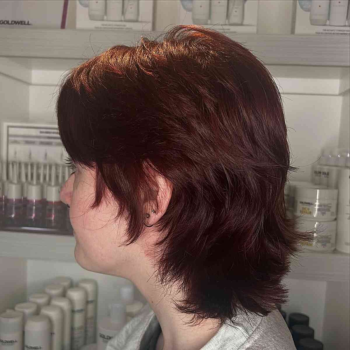 Textured Tomboy-Inspired Shag Cut