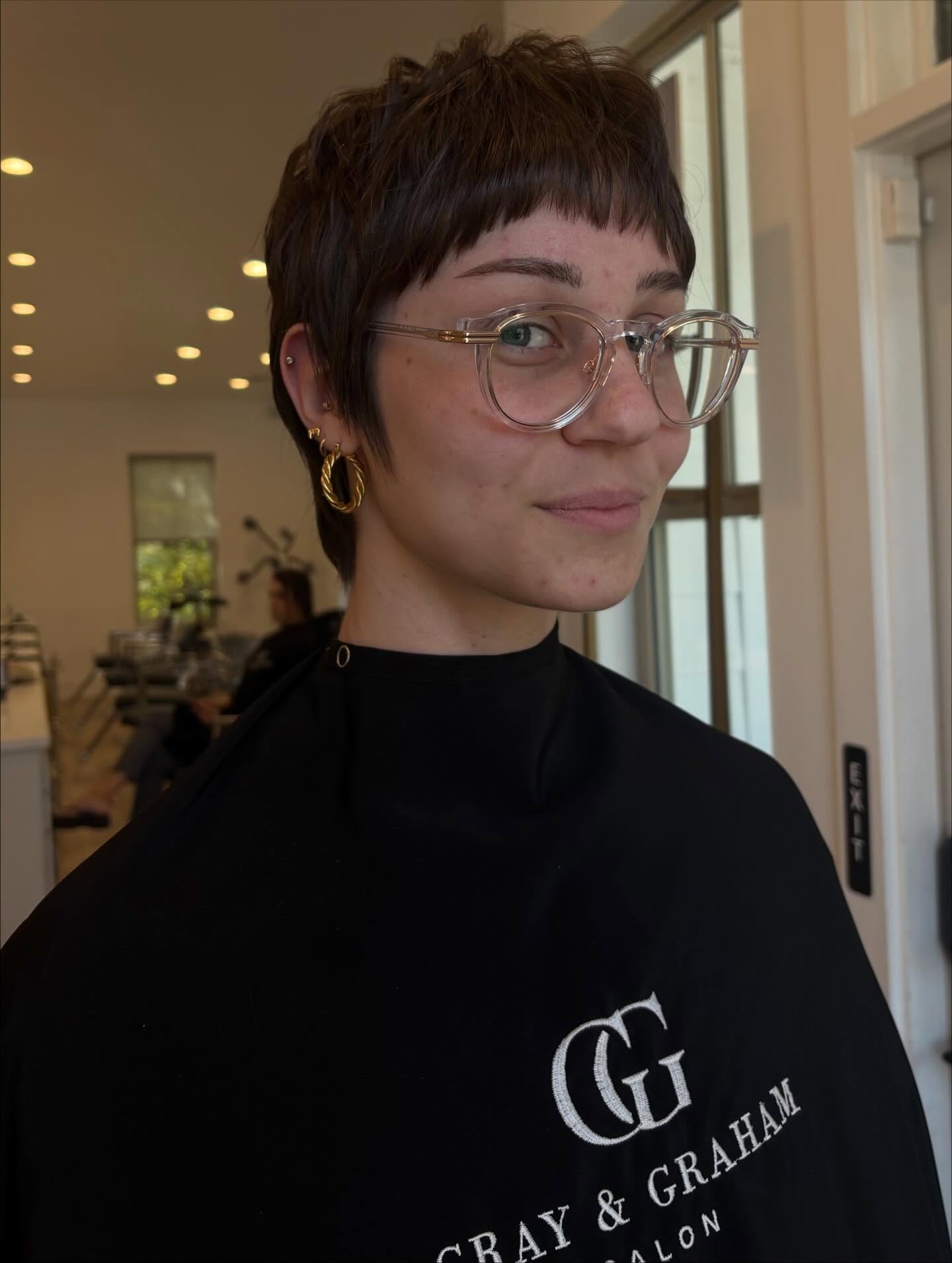 Trendy Textured Pixie with Soft Fringe