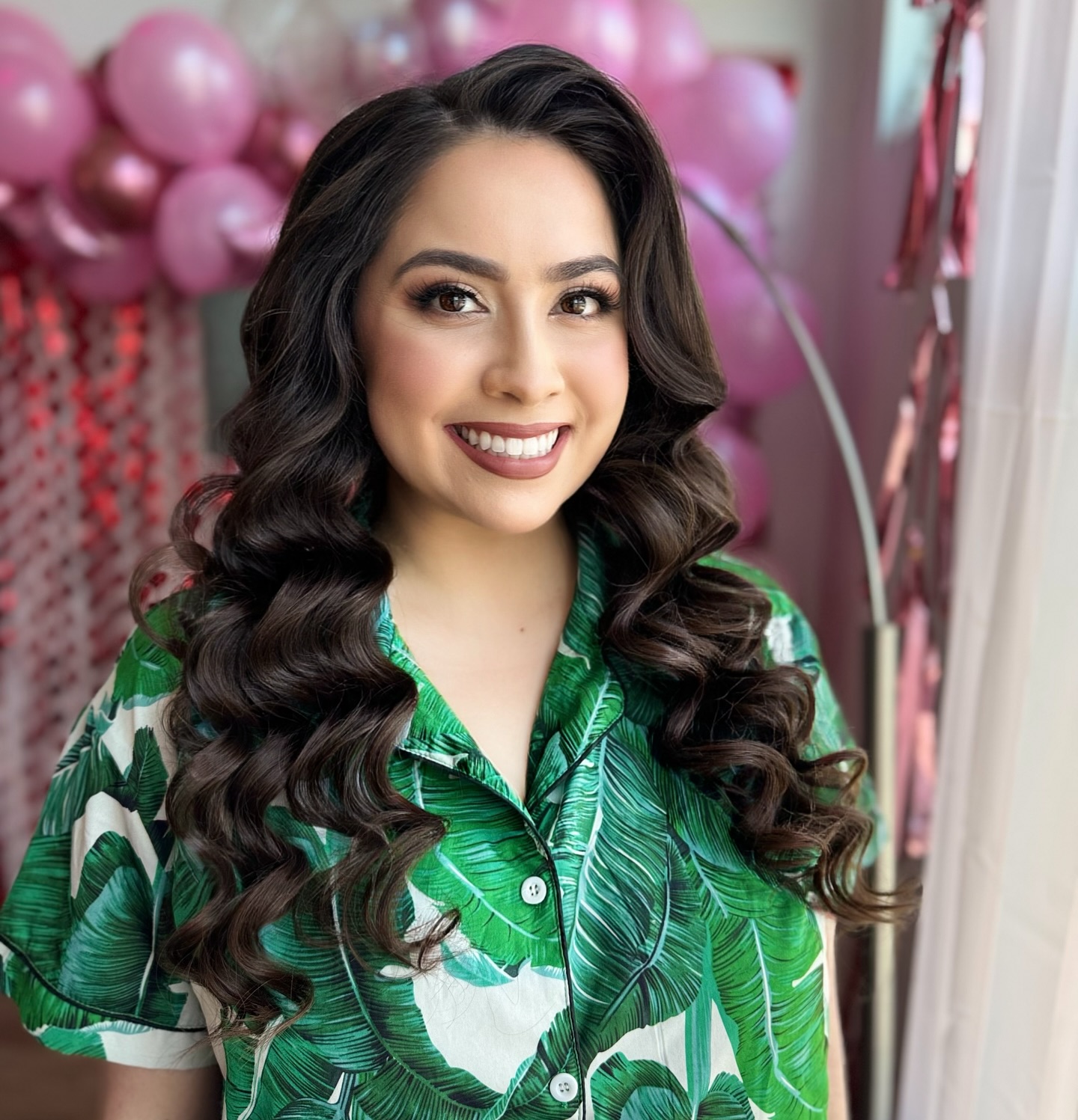 Luxurious Long Curls with Soft Volume