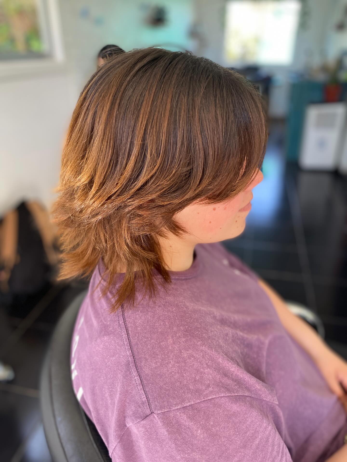 Modern Layered Wolf Cut with Subtle Highlights