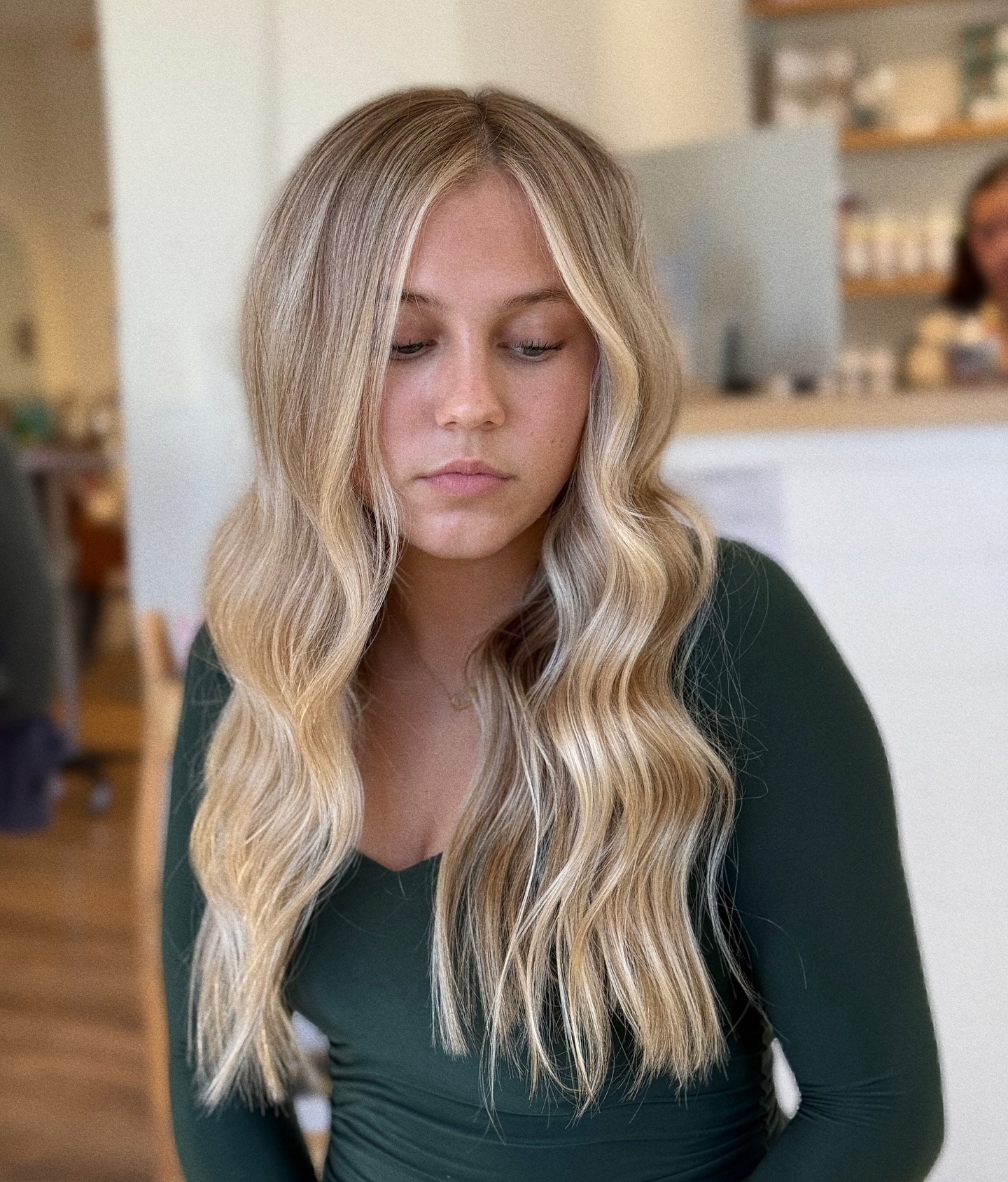 Soft Beachy Blonde Waves with Natural Movement
