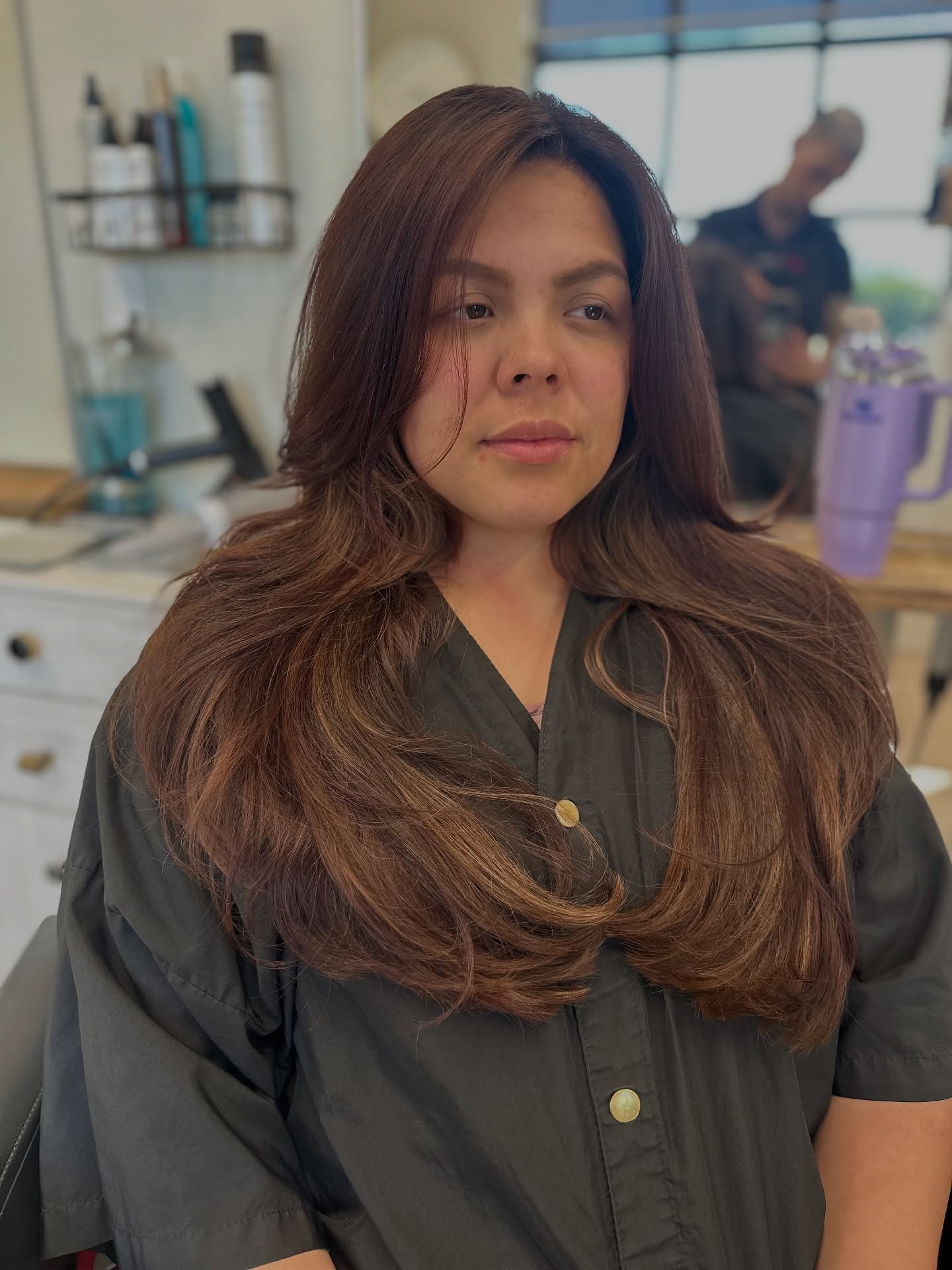 Beautiful Long Layered Cut with Soft Movement