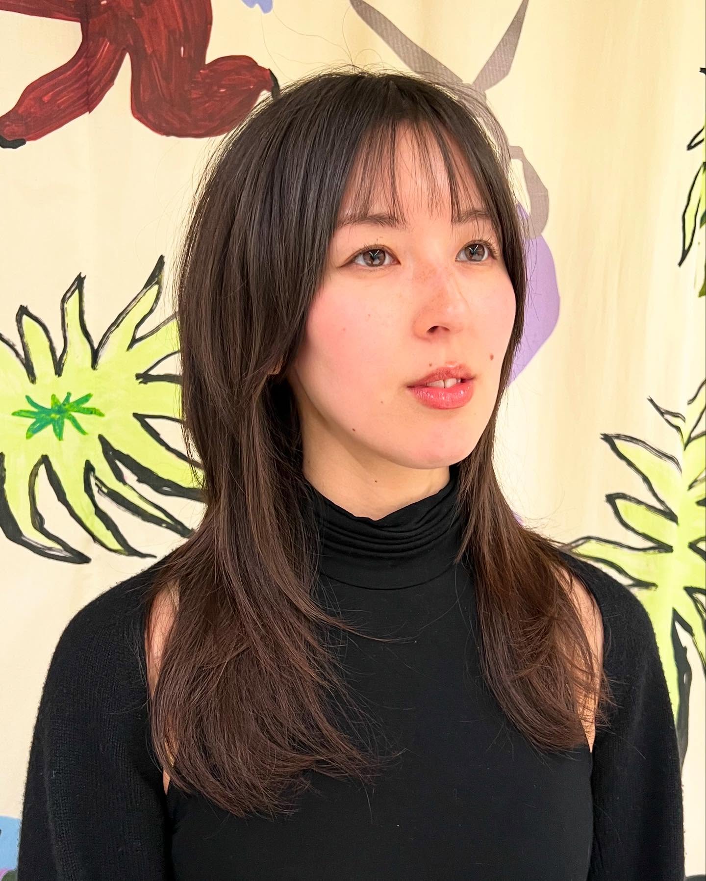 Chic Wispy Bangs with Subtle Layered Texture