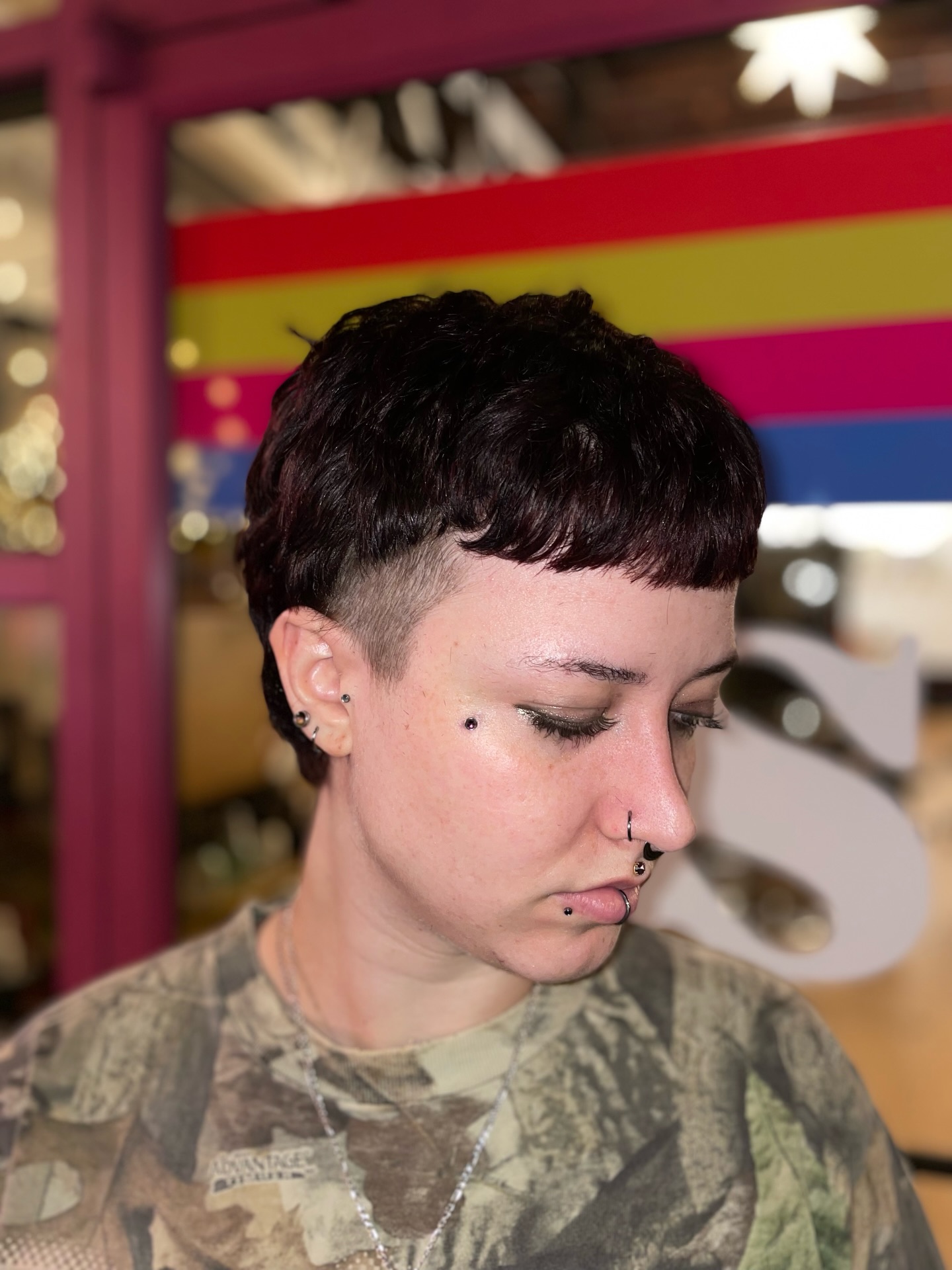 Edgy Textured Crop with Undercut
