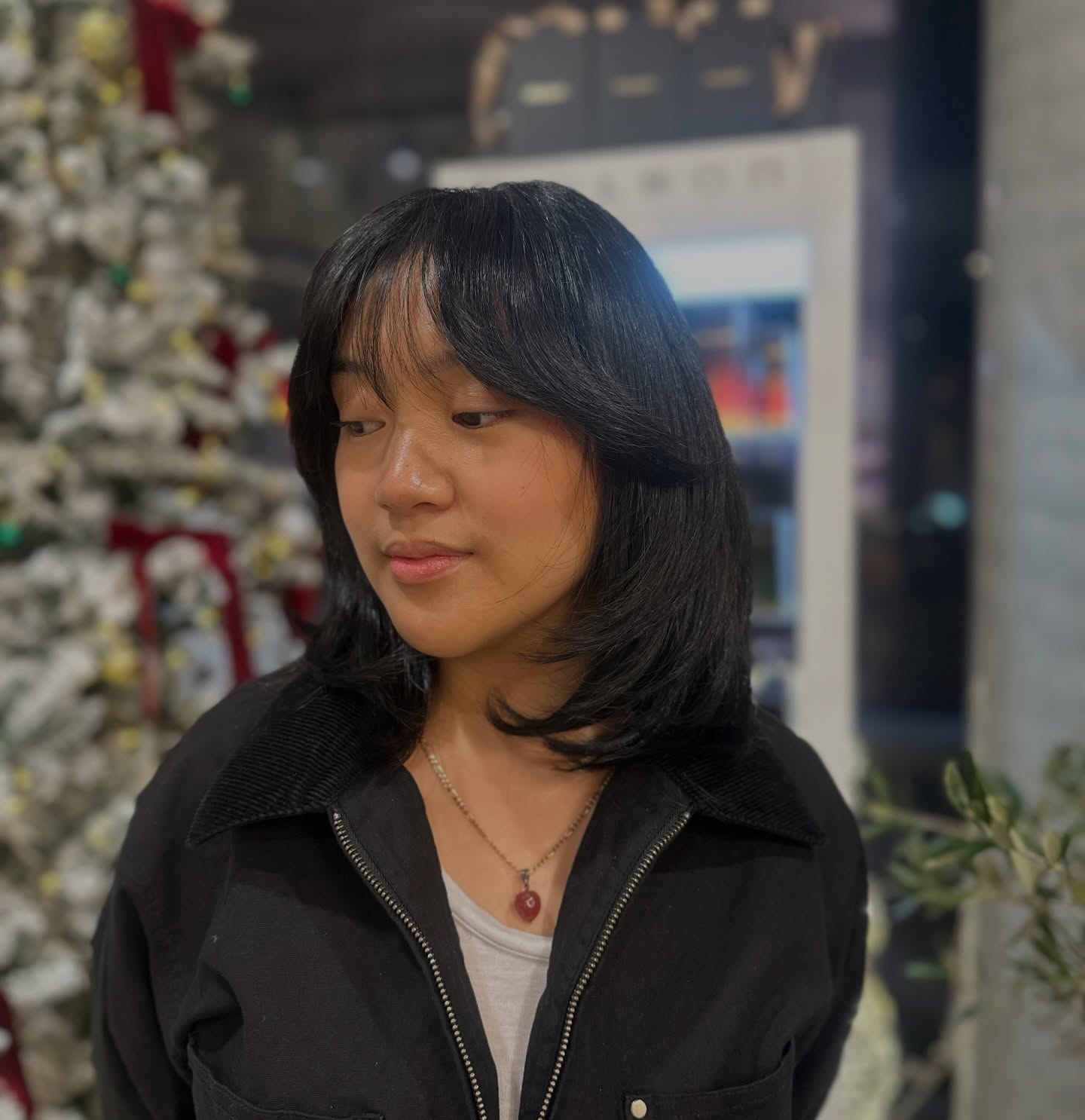 Modern Wispy Bangs with Subtle Layered Volume