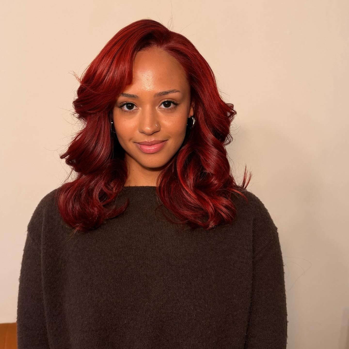 Vibrant Long Loose Curls with Soft Layers