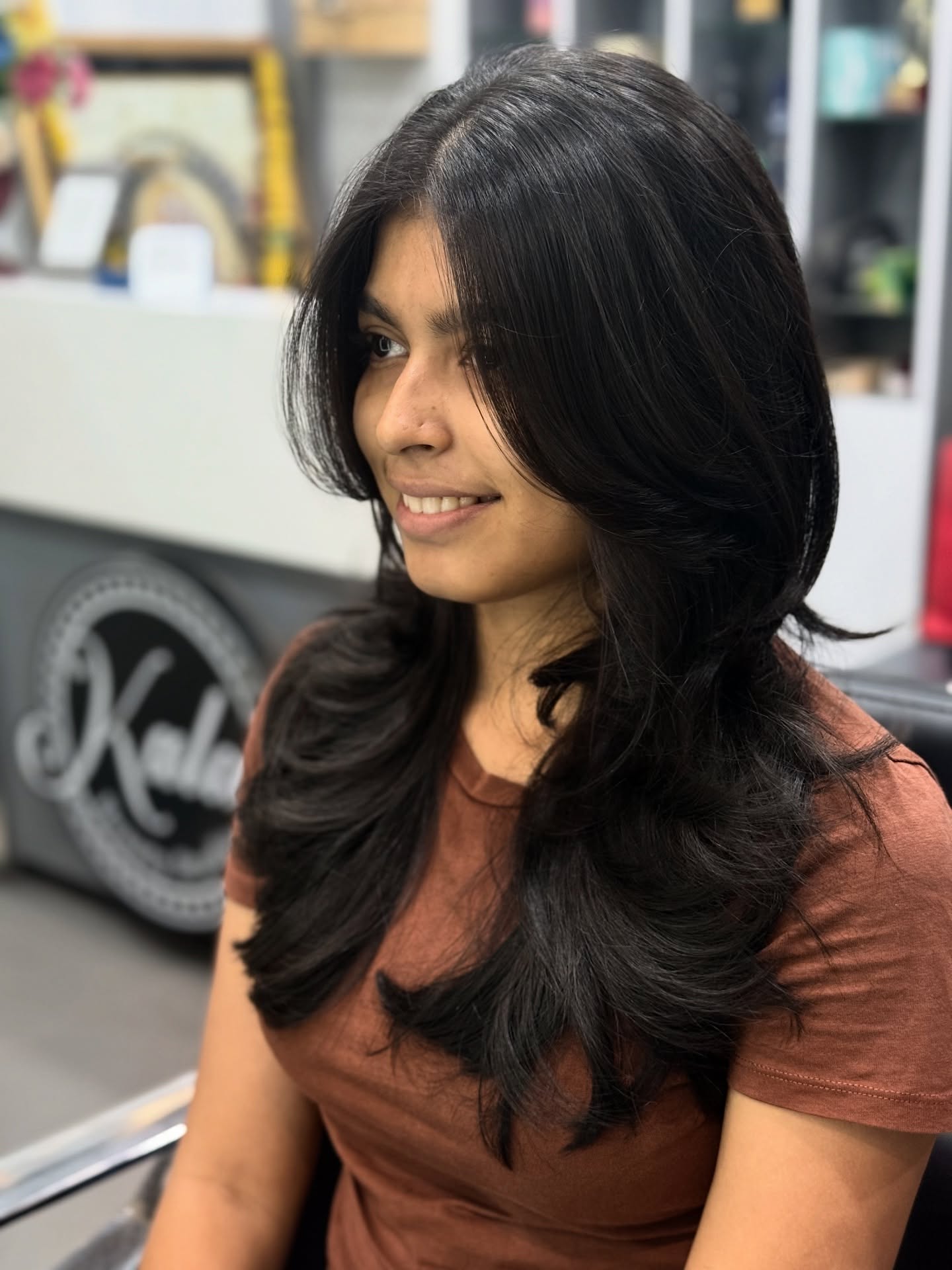 Modern Long Layered Cut with Subtle Face-Framing Layers