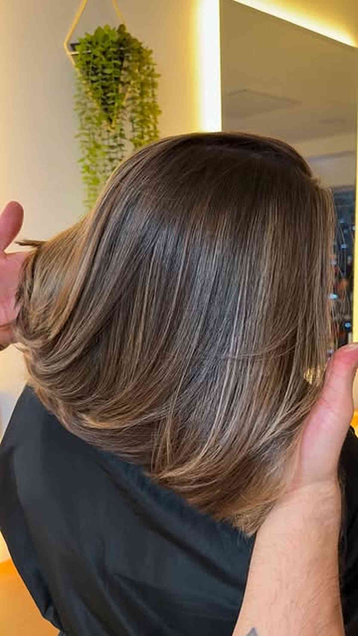Smoky Mushroom Brunette Blend with Subtle Layers