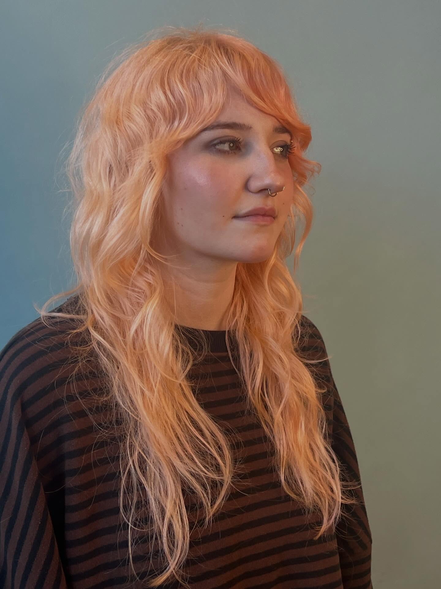 Soft Pastel Waves with Textured Layers