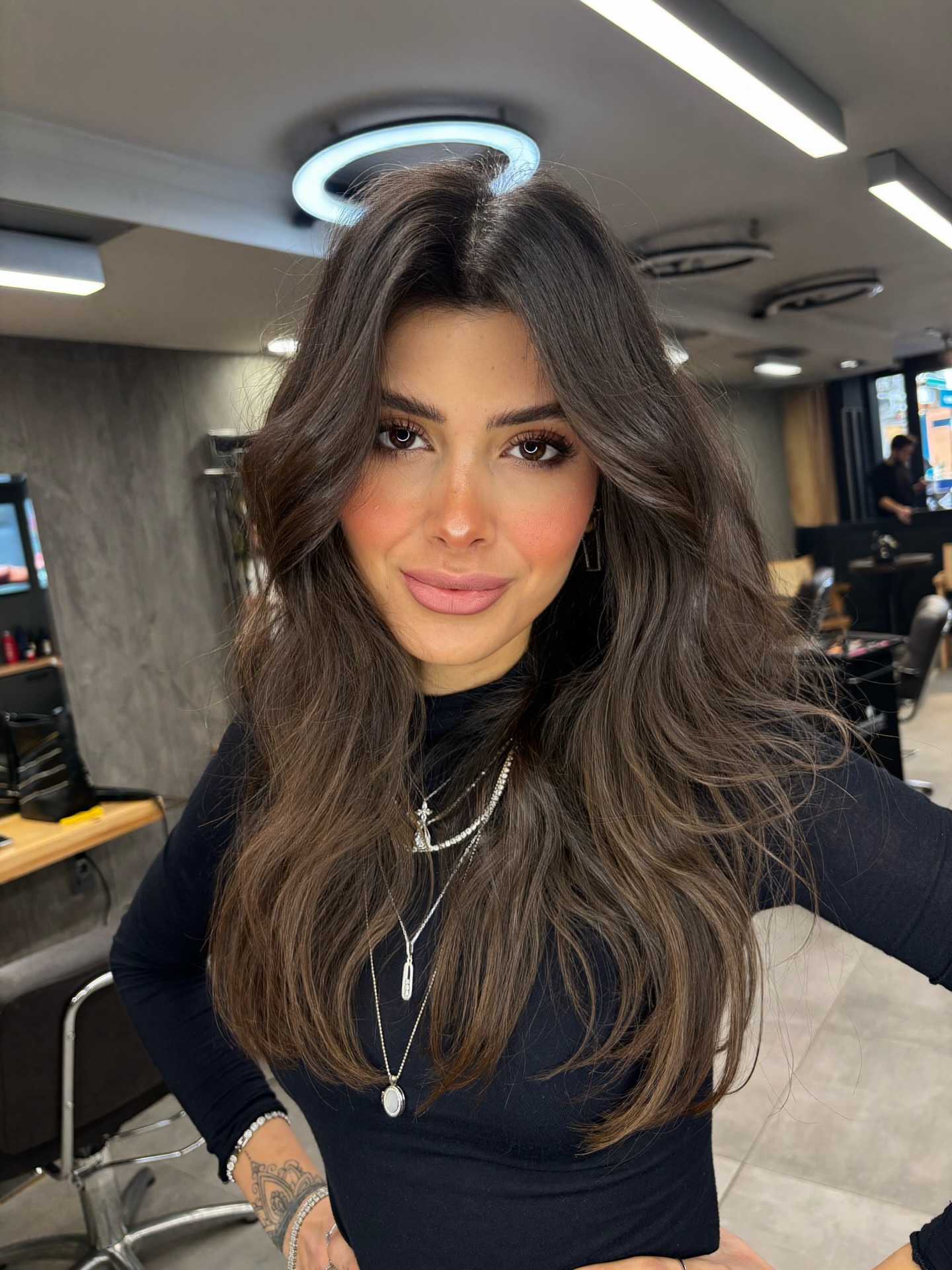 Voluminous Long Layers with Soft Beachy Texture