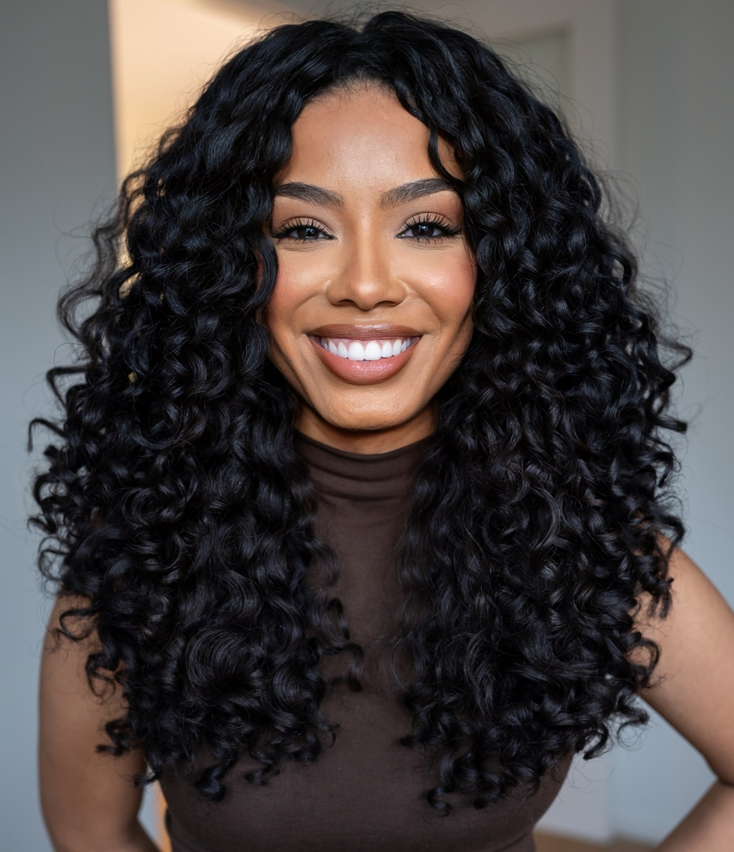 Bold Curly Layers with Defined Volume