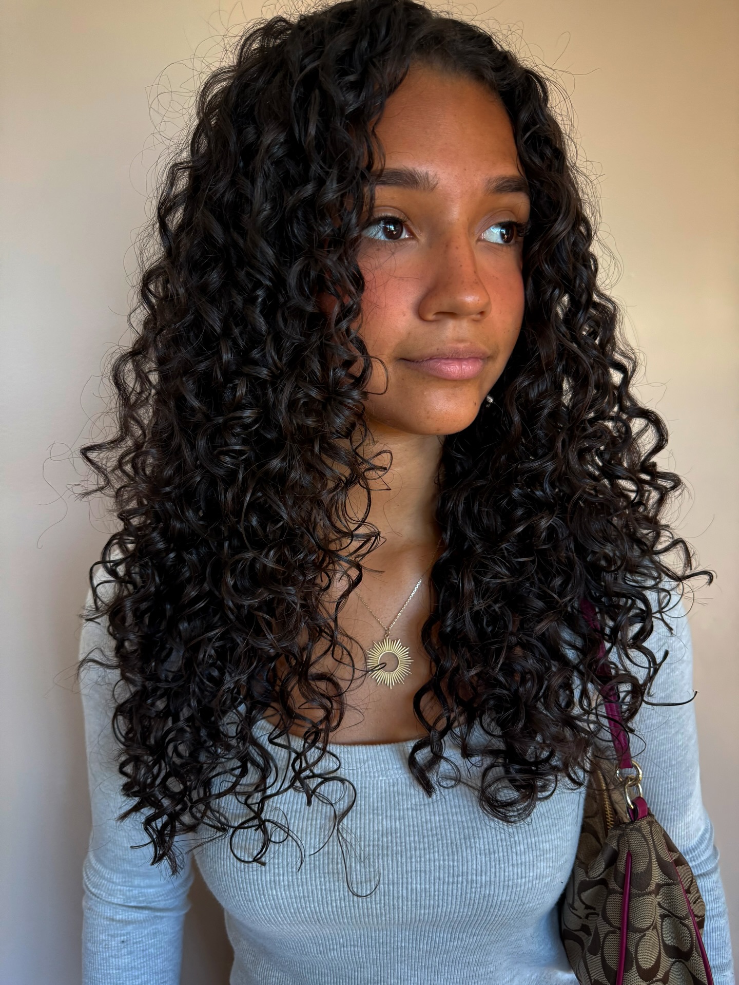 Charming Layered Curls with Defined Bounce