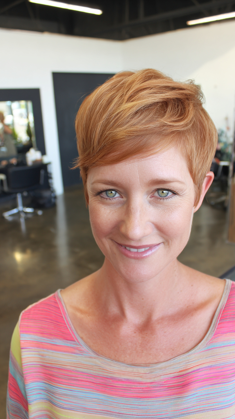 Chic Textured Pixie Cut