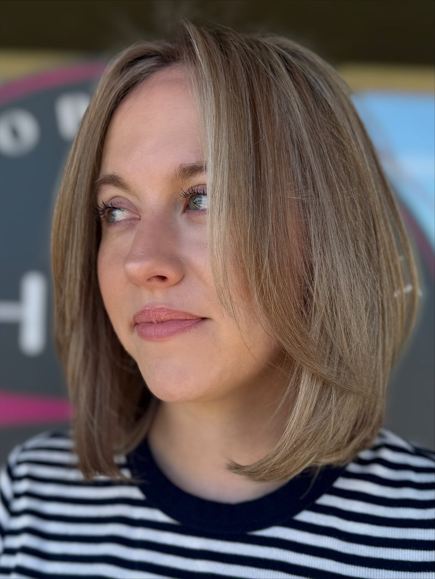 Fresh Cut Long Bob with Subtle Layered Texture