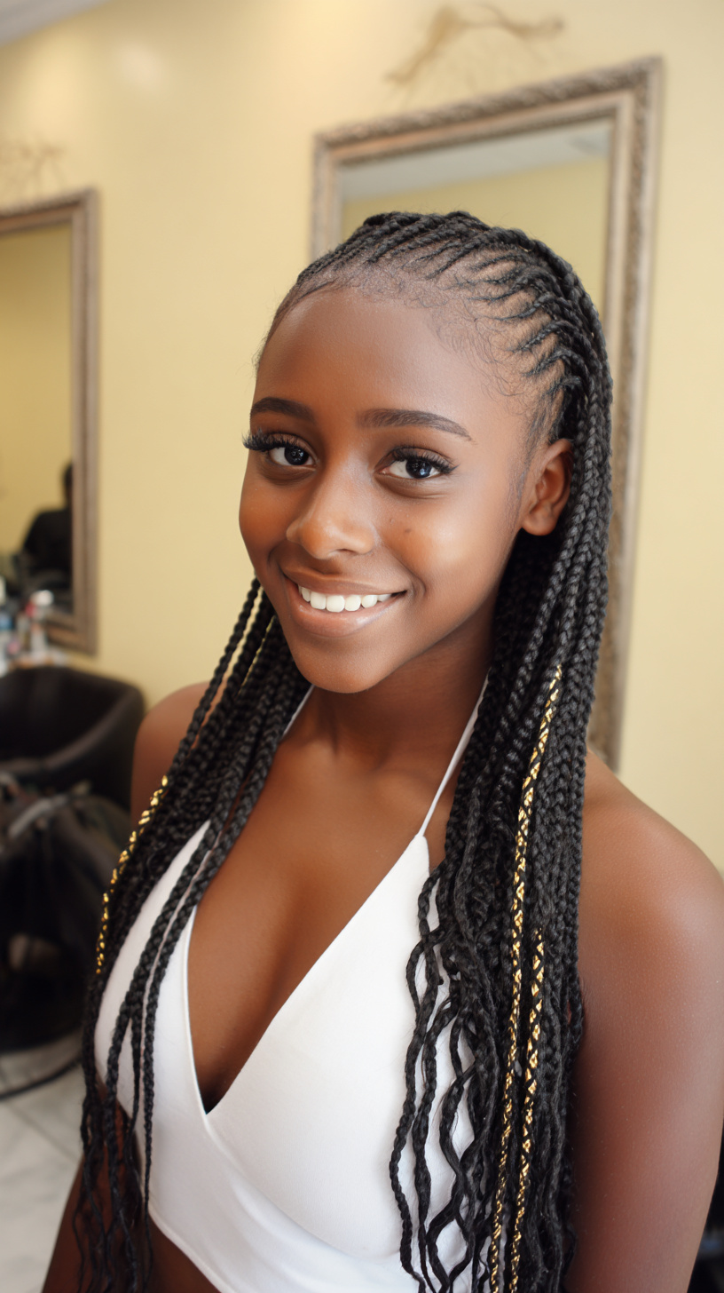 Glamorous Braided Goddess Style