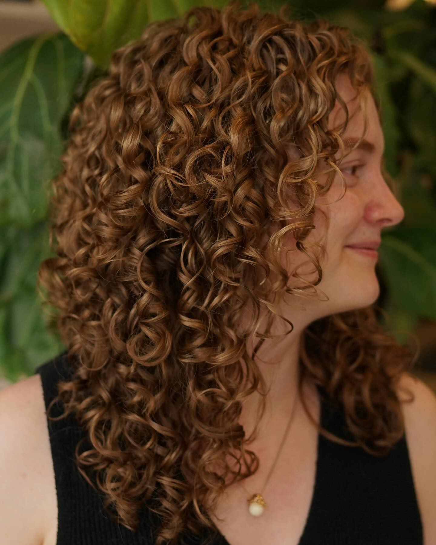 Layered Curly Cut with Defined Texture