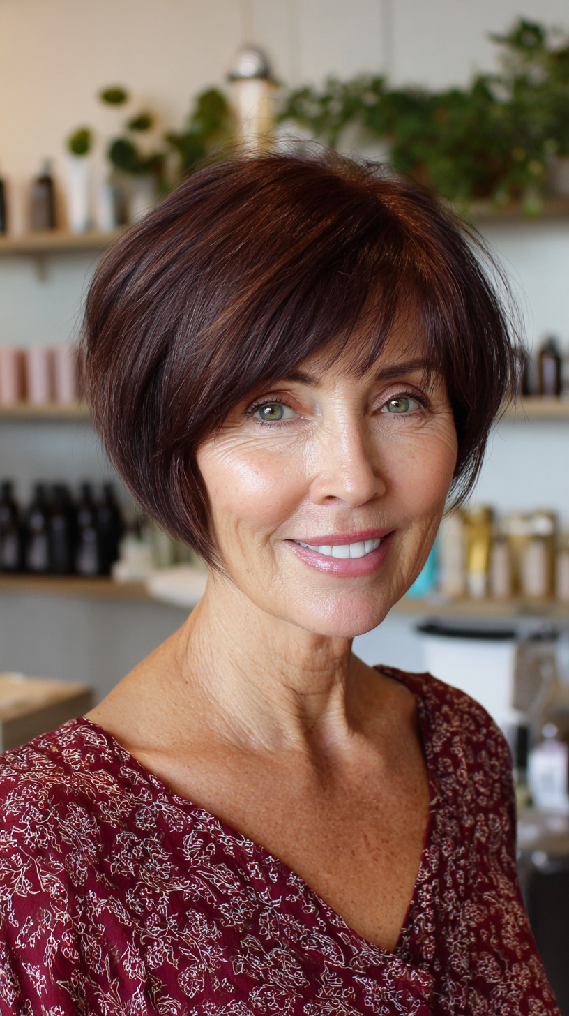 Modern Textured Bob with Soft Layers