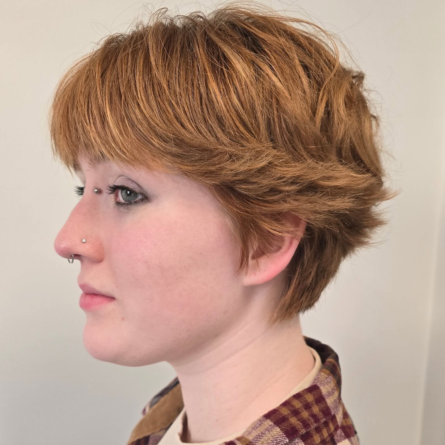Softly Textured Pixie Shag with Subtle Layers
