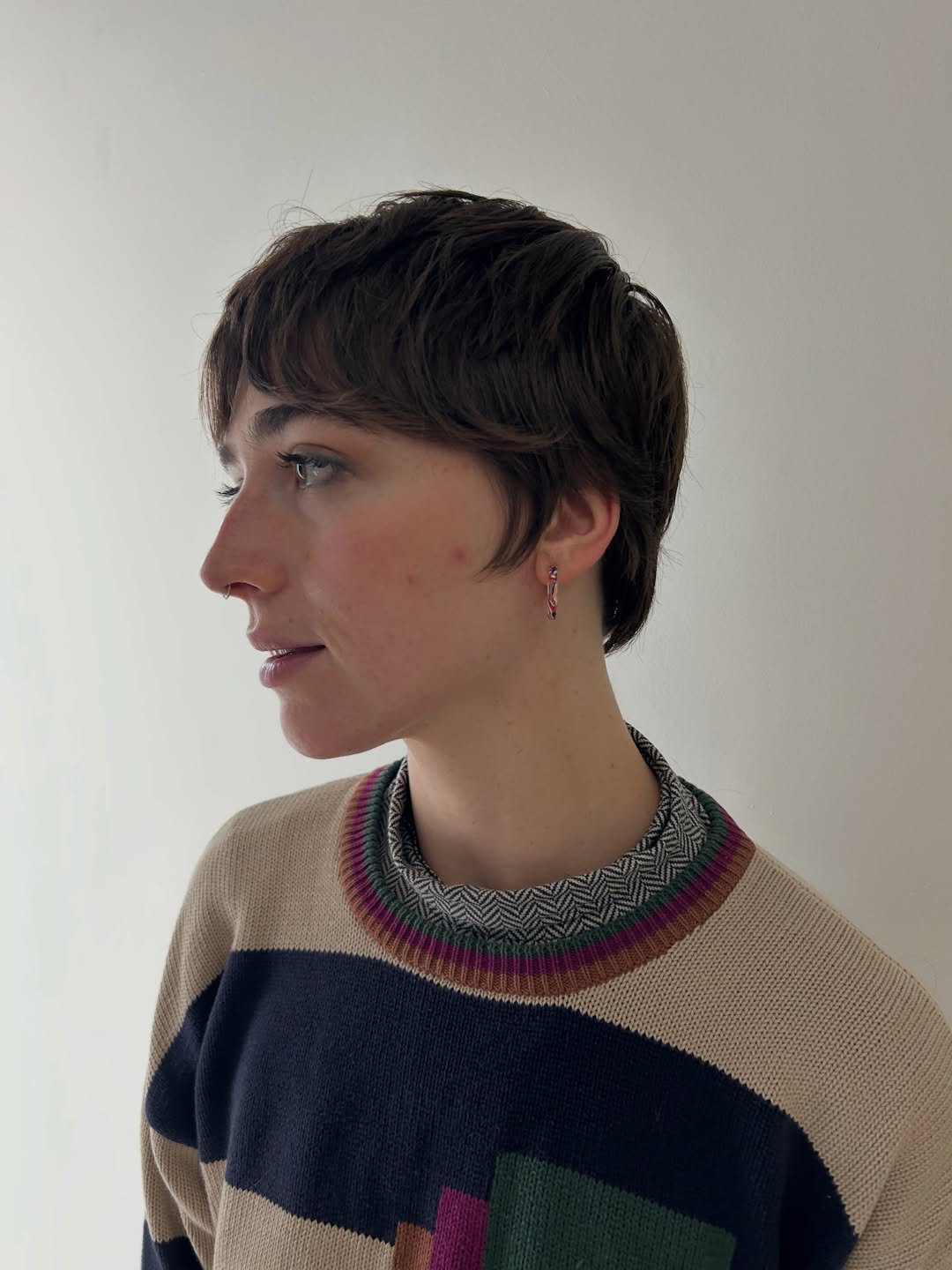 Textured Pixie Shag with Soft Bangs