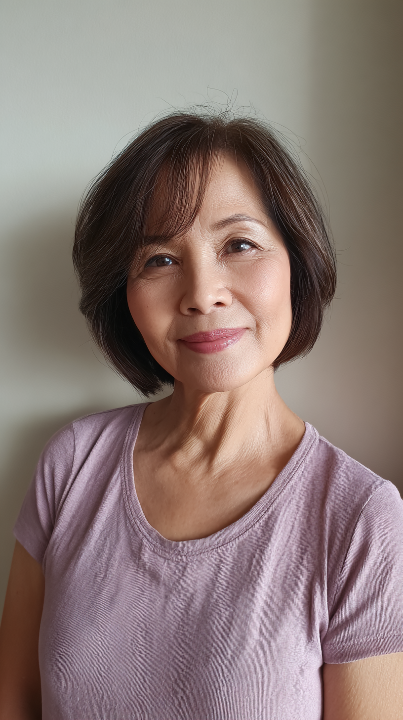 Chic Textured Bob with Subtle Layers